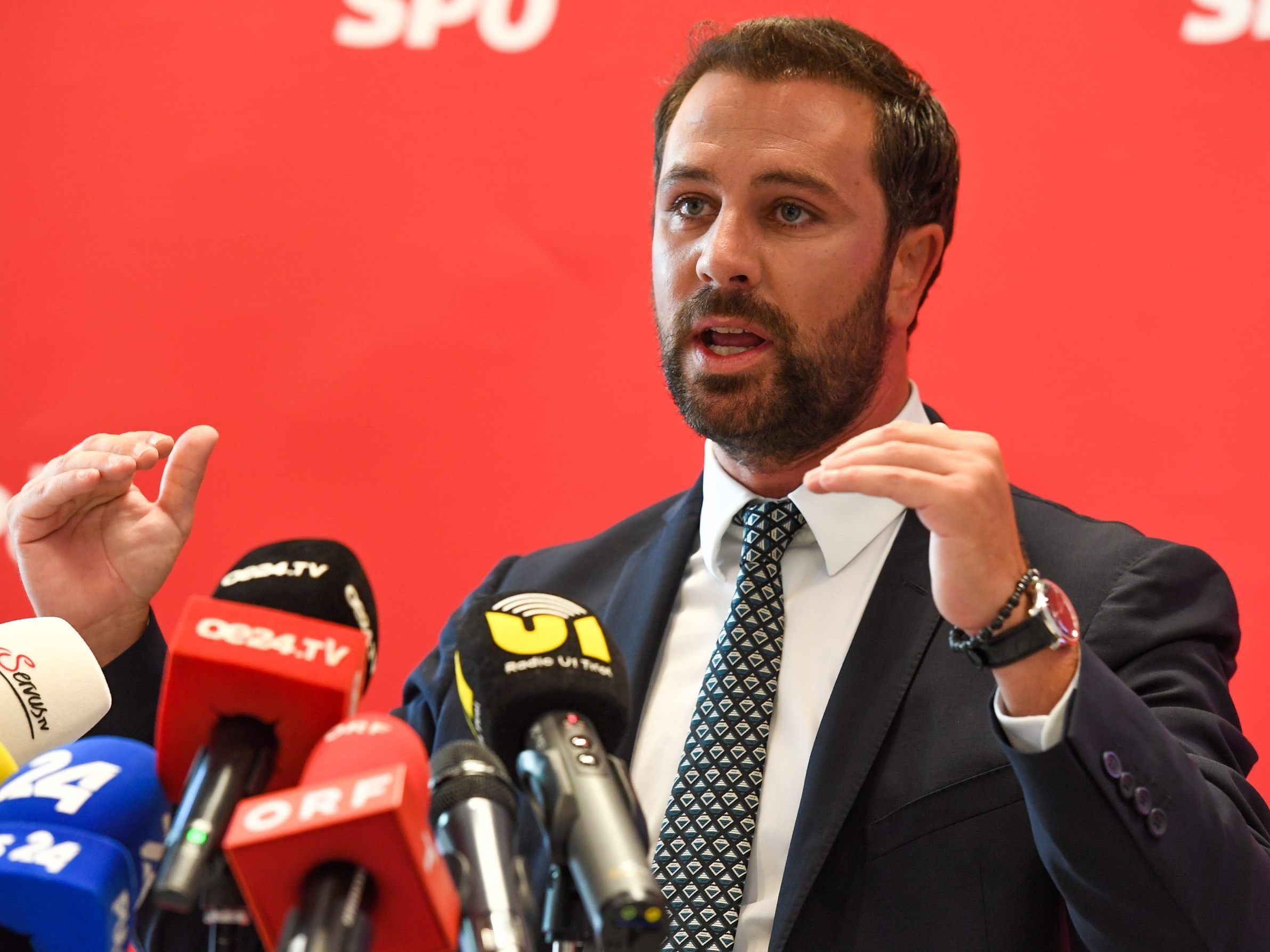 Tirols SPÖ-Chef Dornauer steht vor dem Rücktritt.
