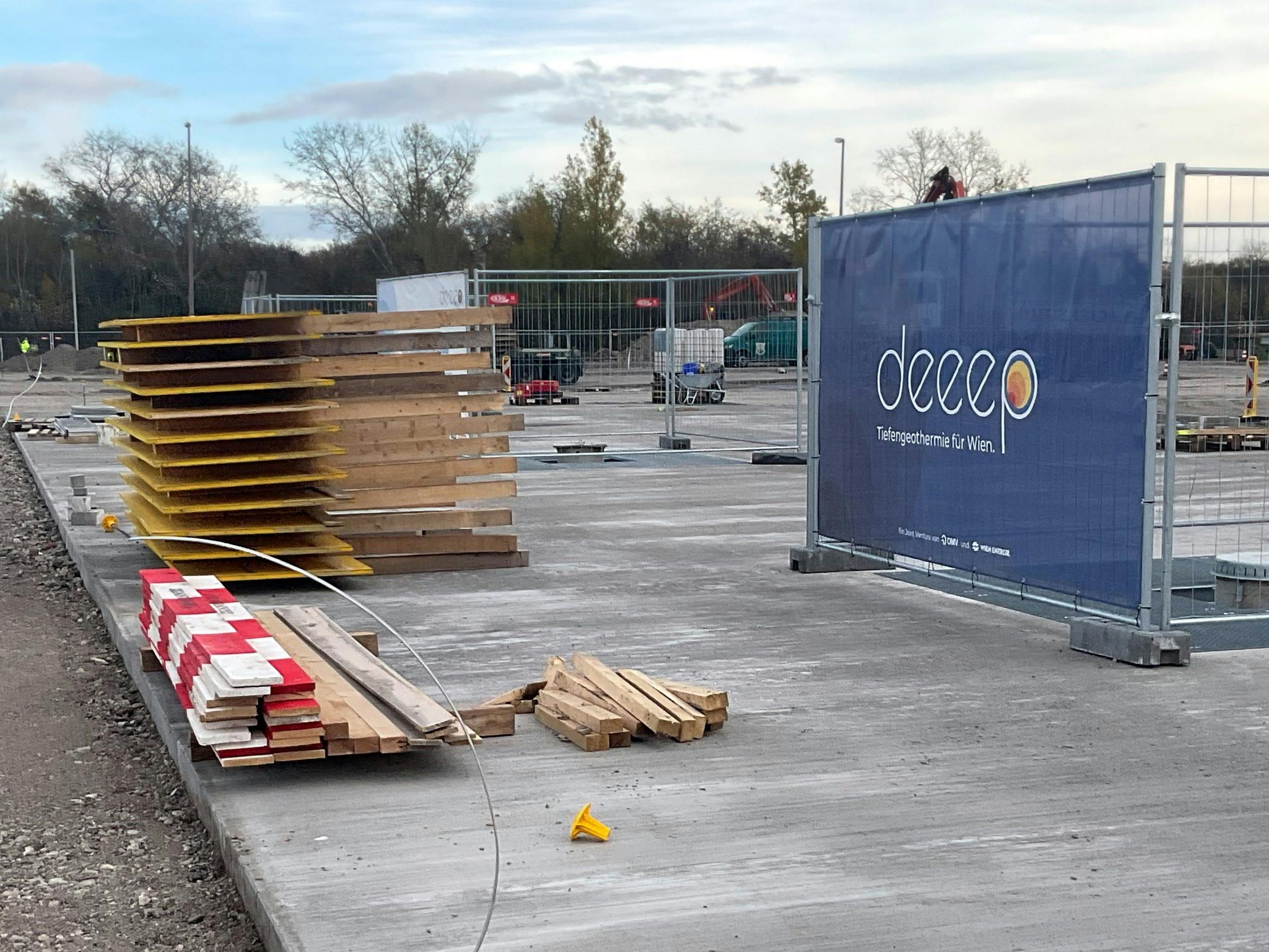Geothermie-Projekt "deeep" im 22. Wiener Gemeindebezirk Donaustadt.