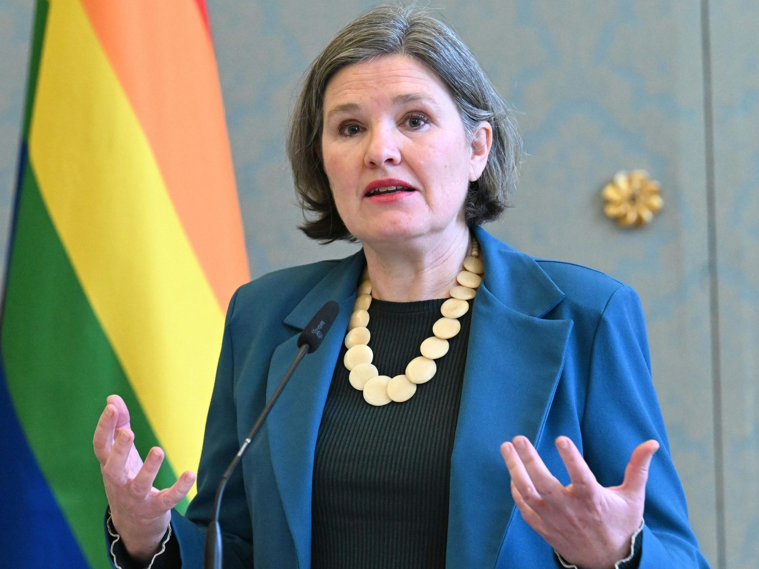 Kinderliga für Kinderministerium. Im Bild: Vizepräsidentin Wölfl. Kinderliga für Kinderministerium. Im Bild: Vizepräsidentin Wölfl.