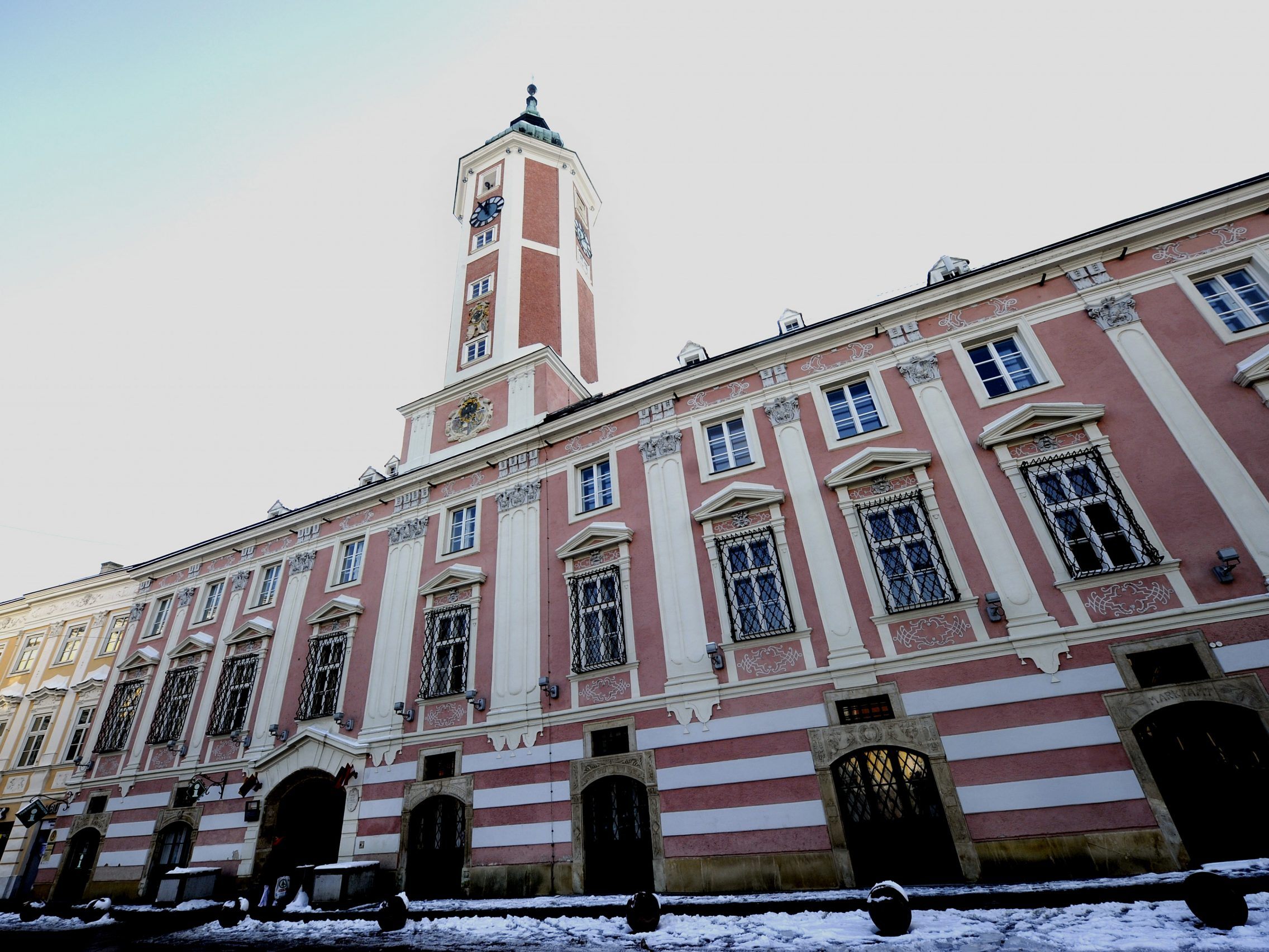 Das Rathaus in St. Pölten. In Niederösterreich rücken die Gemeinderatswahlen näher. Das Rathaus in St. Pölten. In Niederösterreich rücken die Gemeinderatswahlen näher.
