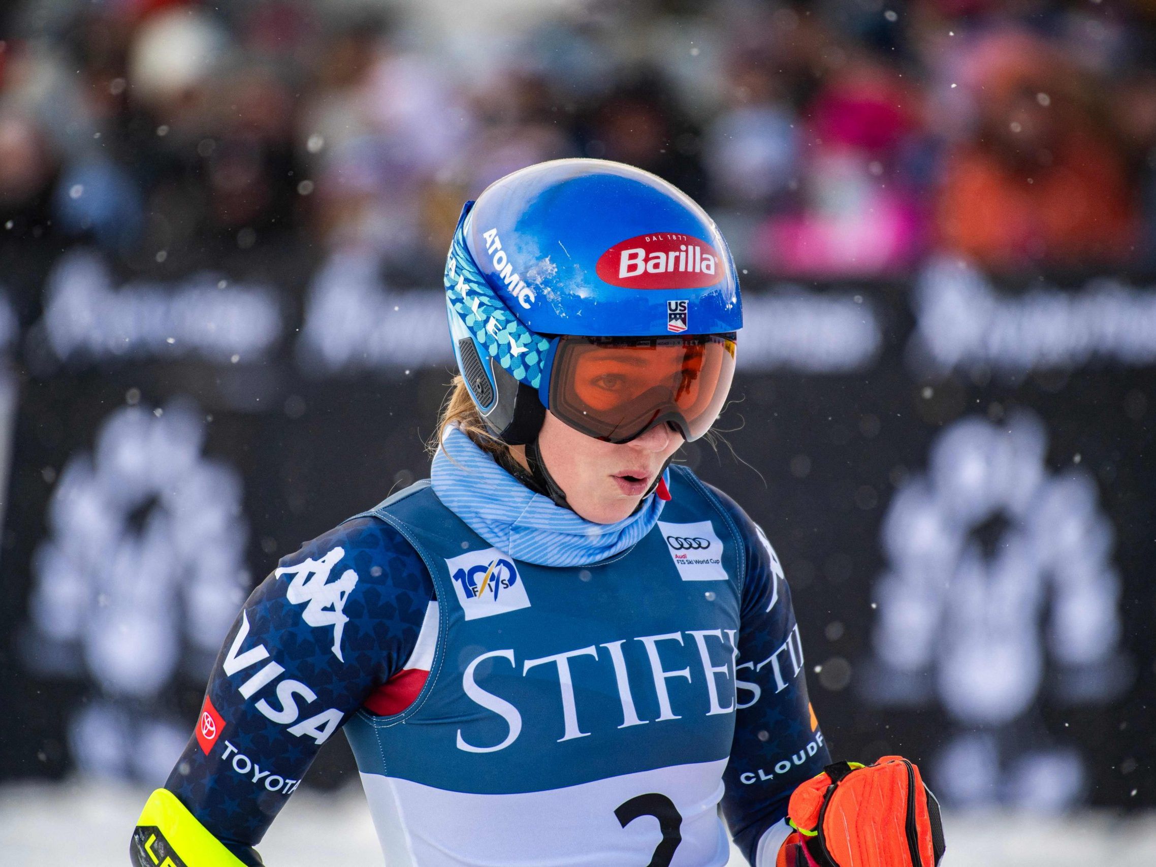 Shiffrin dominiert zur Halbzeit in Killington das Geschehen.