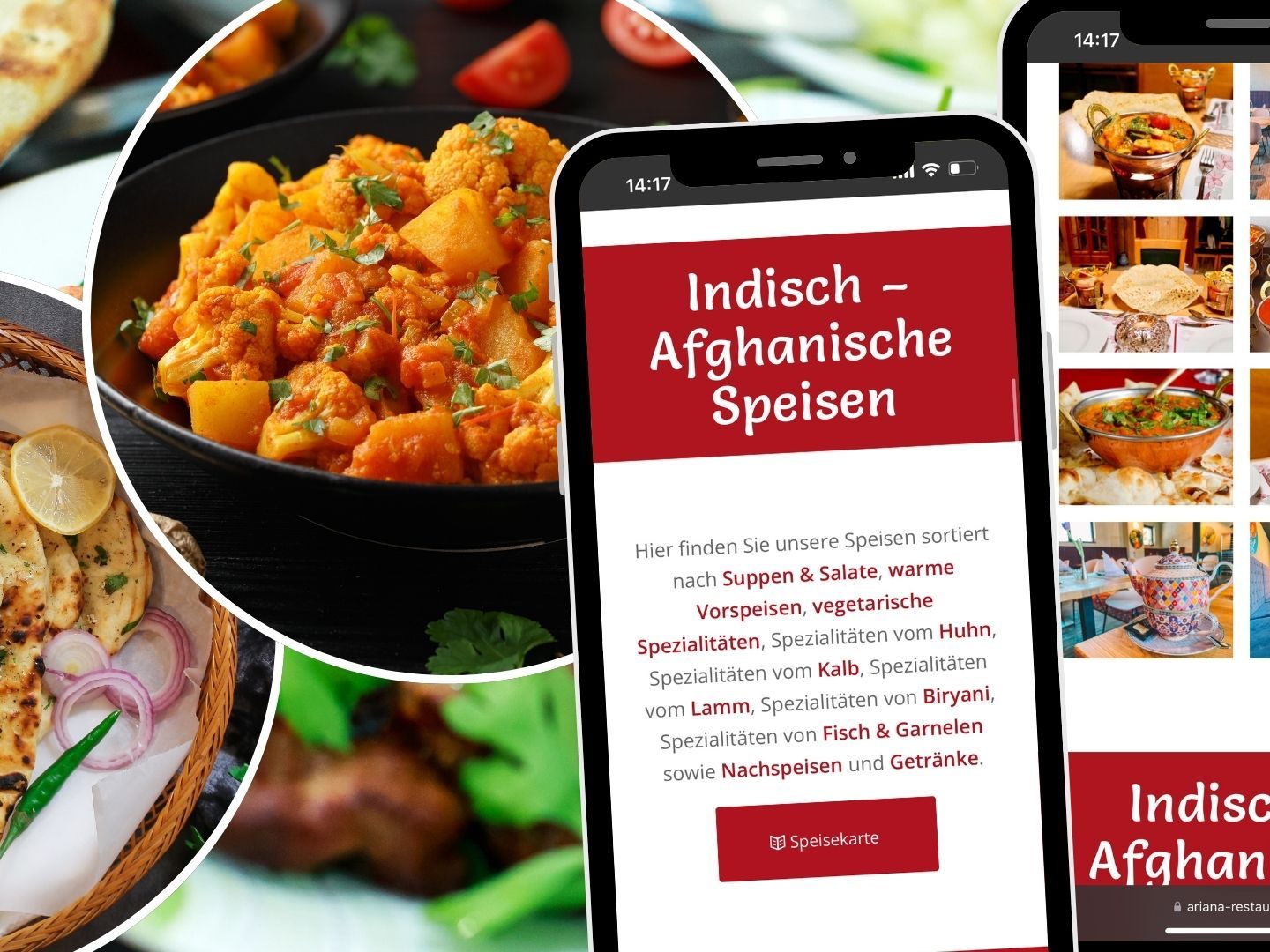 Ob vegetarisch, vegan oder klassisch mit Fleisch – das Ariana bietet Köstlichkeiten für jeden Geschmack.