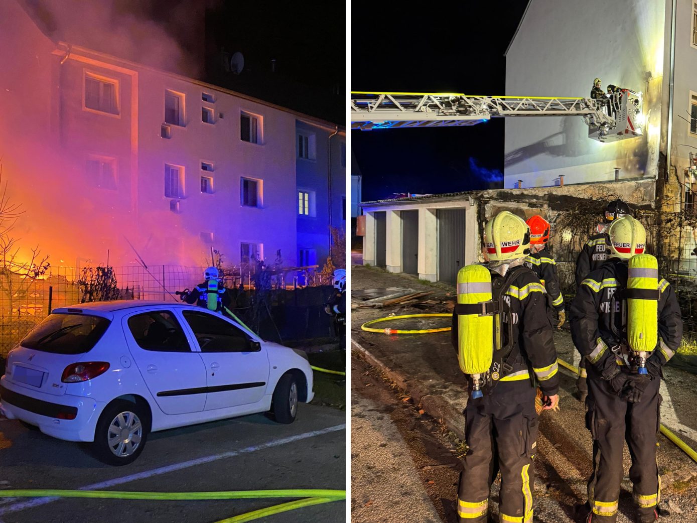 Einige Personen mussten laut einer Aussendung aus stark verrauchten Wohnungen in Sicherheit gebracht werden. Einige Personen mussten laut einer Aussendung aus stark verrauchten Wohnungen in Sicherheit gebracht werden.