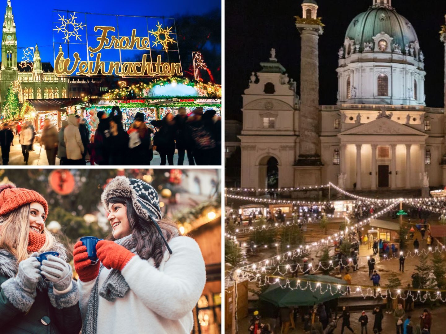 Alle Weihnachtsmärkte in Wien 2024 auf einen Blick.