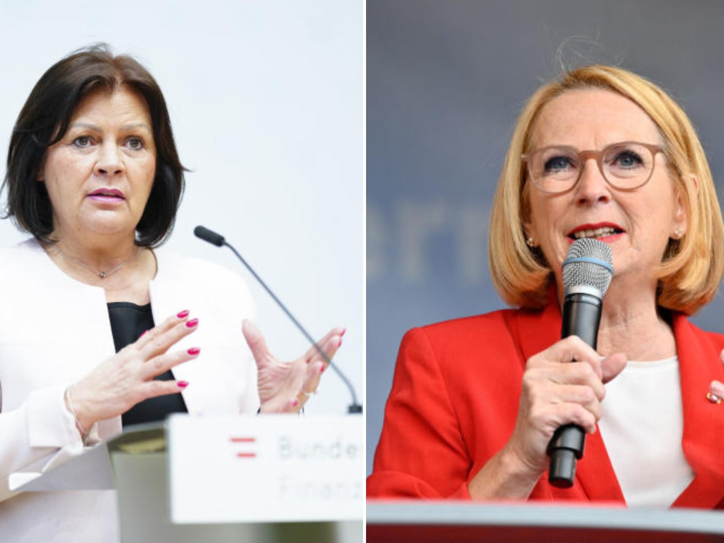 Anderl und Bures hoffen auf ein konstruktives Bündnis.