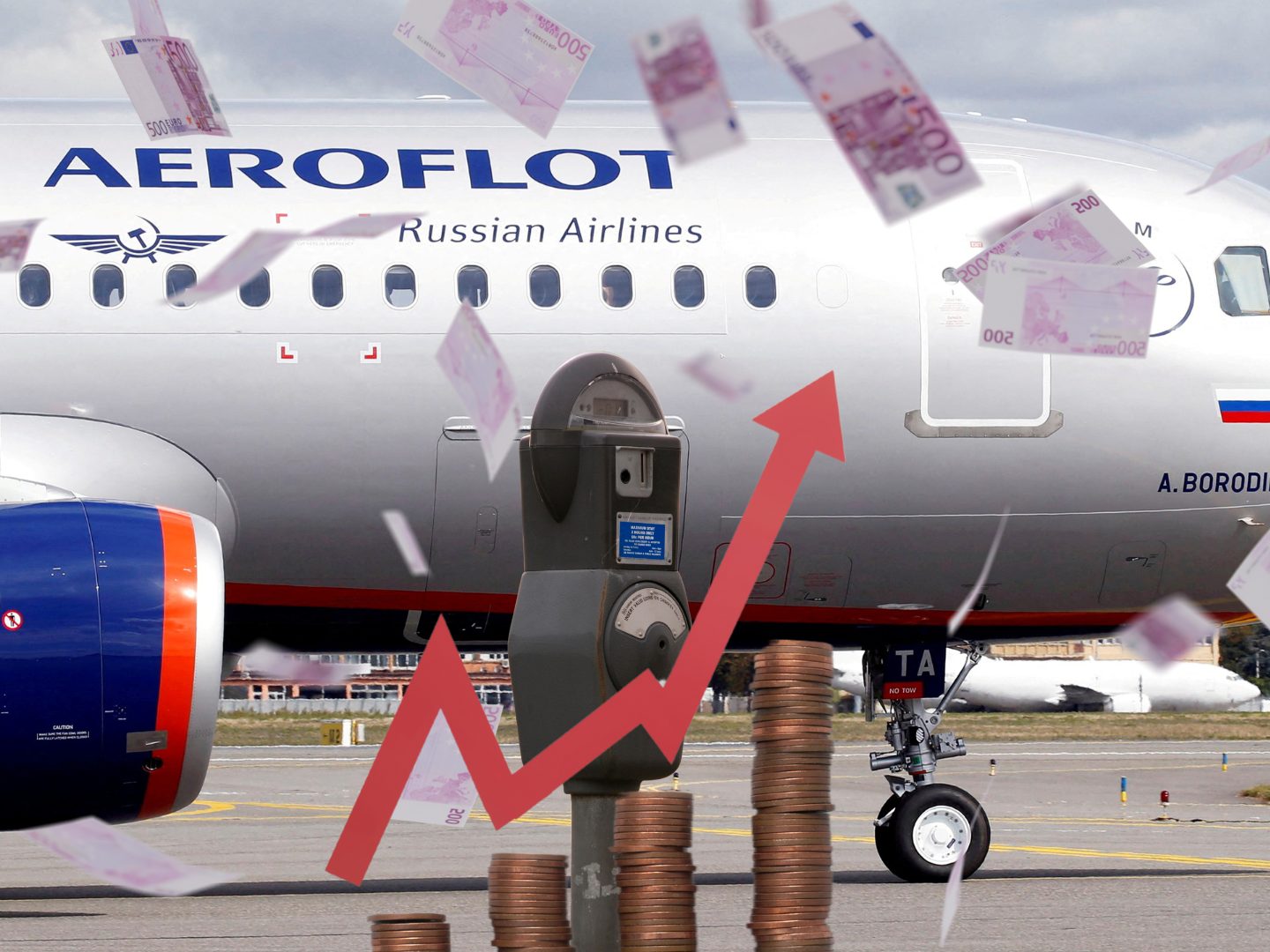 460.000 Euro Parkgebühr: Dieser Aeroflot-Jet wurde zum teuersten Dauerparker Münchens.