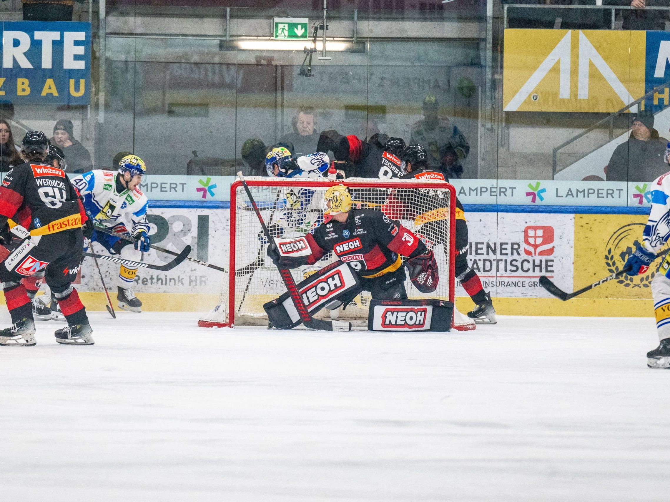 Die Pioneers mussten sich knapp gegen Villach geschlagen geben.