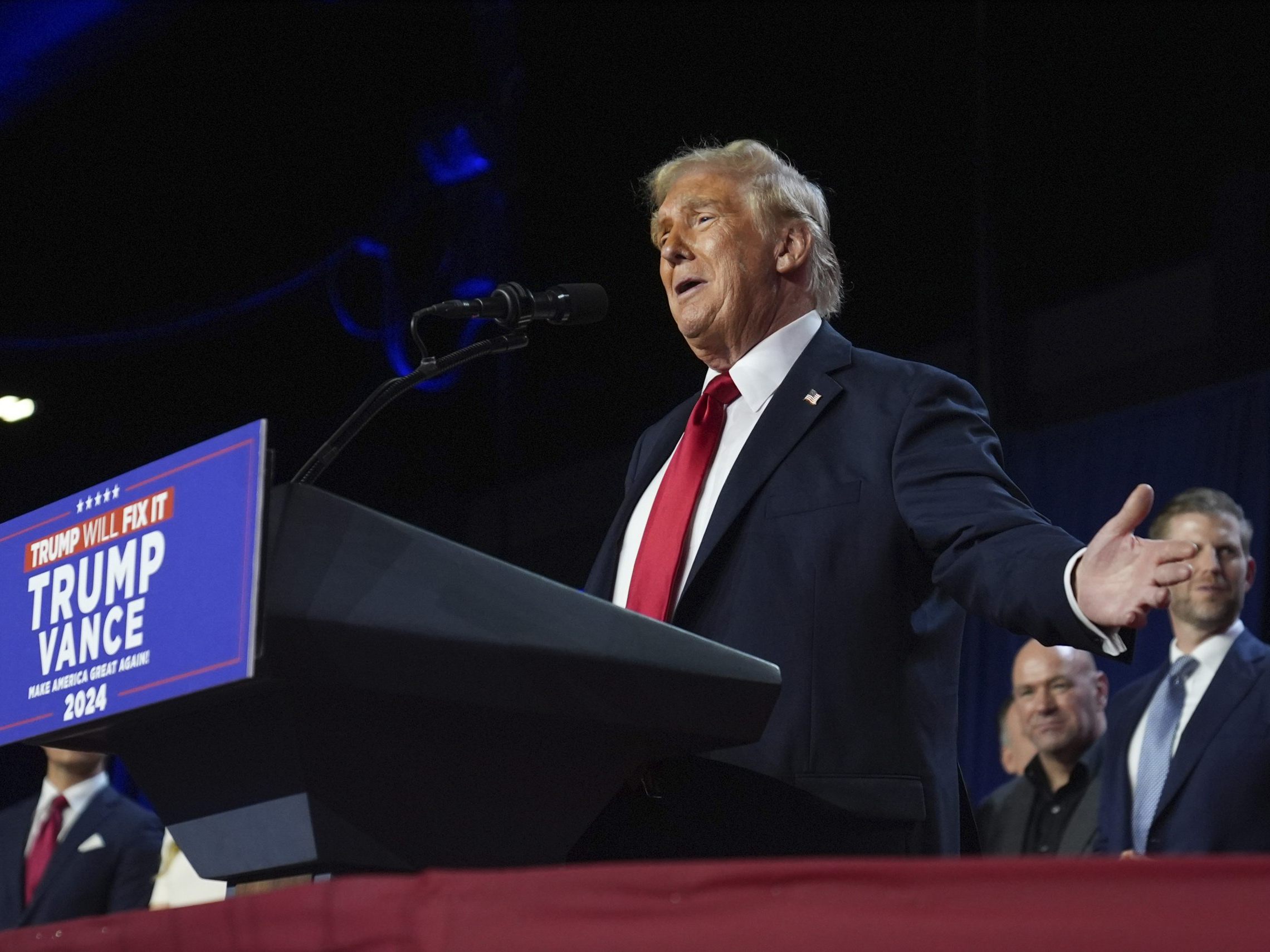 Bei Trump gibt es eine radikale Agenda. Bei Trump gibt es eine radikale Agenda.