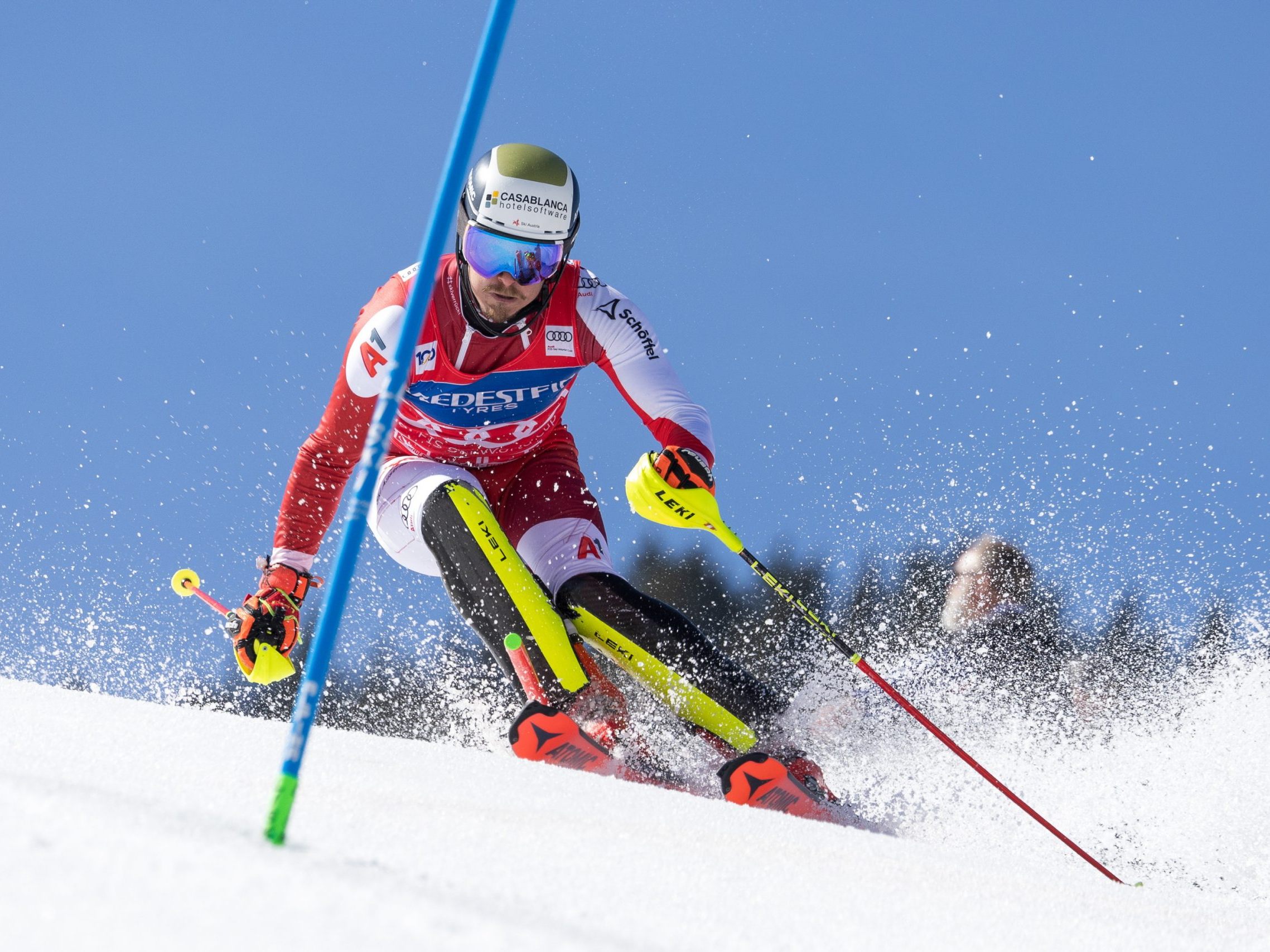 Manuel Feller geht als Favorit in die neue Slalom-Saison.