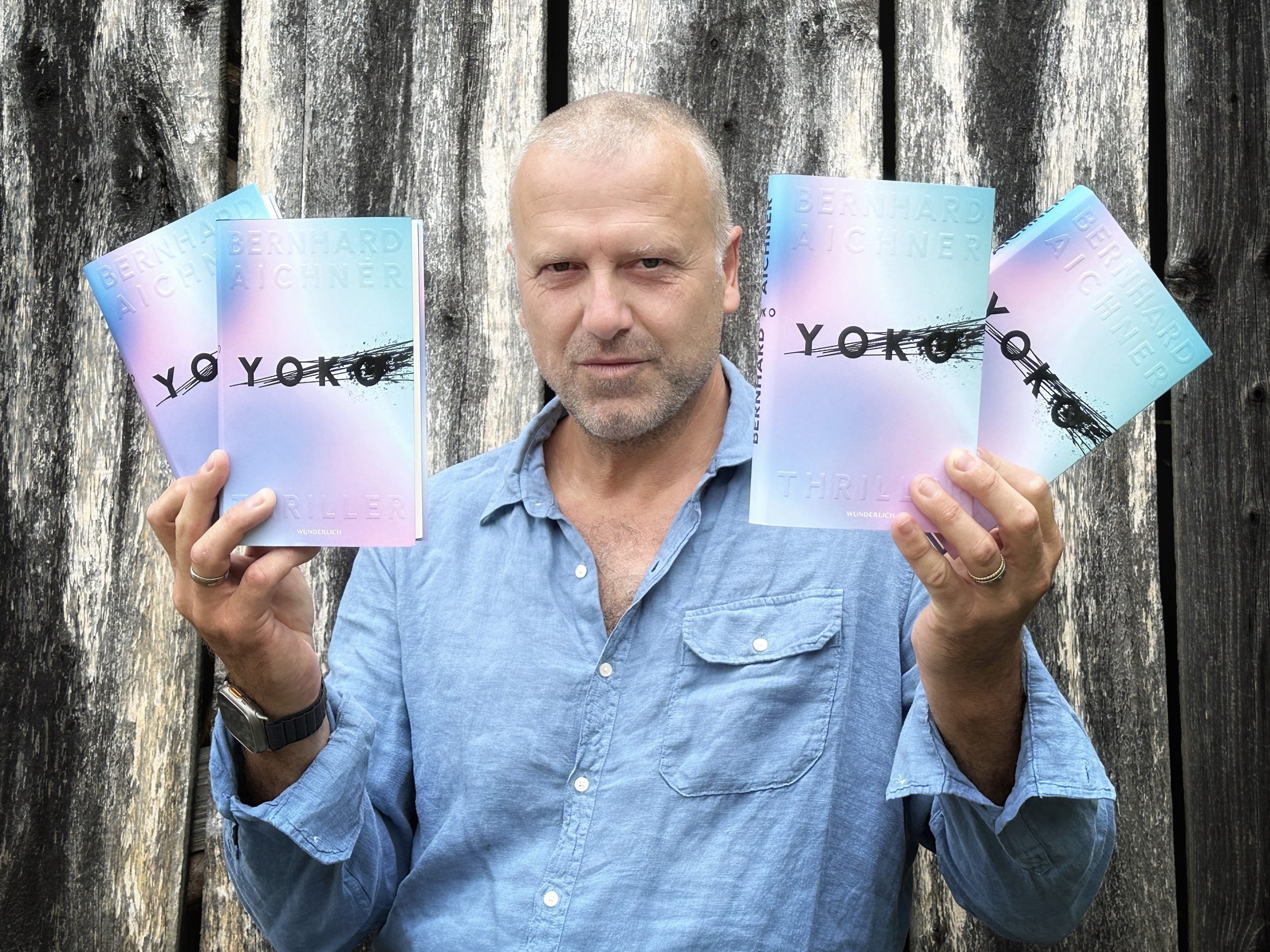 Bestsellerautor Bernhard Aichner präsentiert seinen neuen Thriller „Yoko“ im Druckwerk Lustenau.