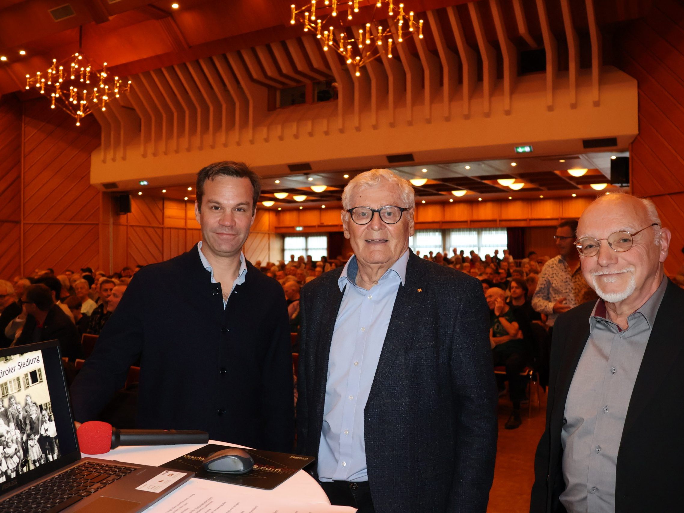 Bgm. Florian Themeßl-Huber, Josef Concin und Hans Fleisch Bgm. Florian Themeßl-Huber, Josef Concin und Hans Fleisch
