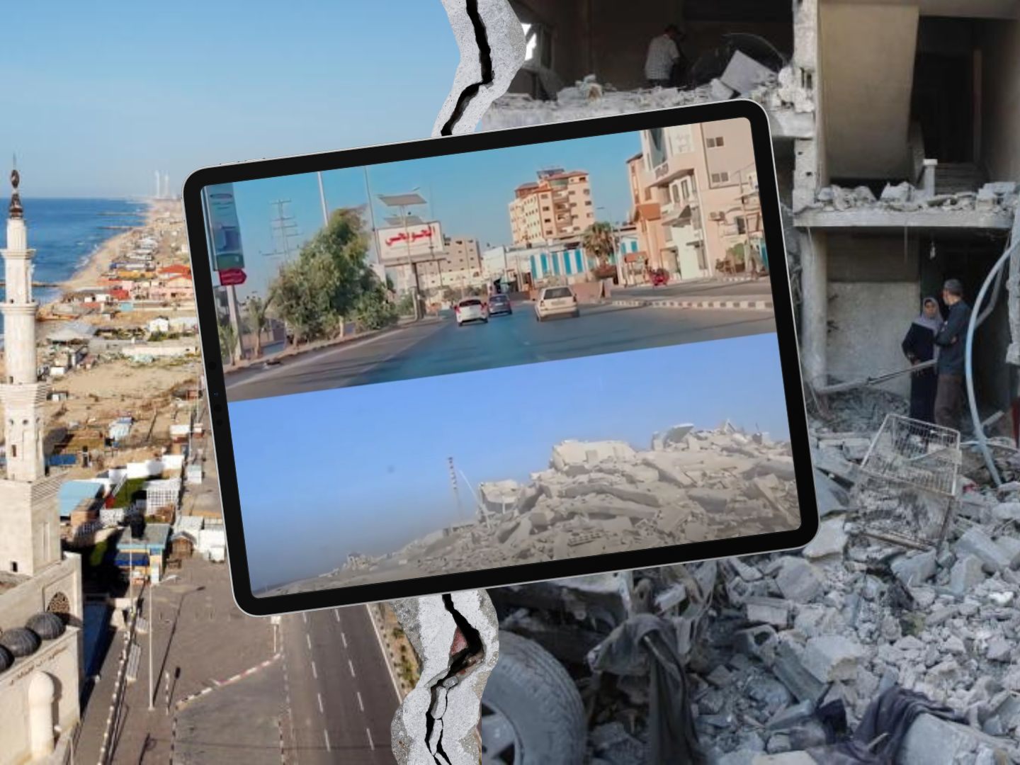 Ein Video veranschaulicht das Ausmaß der Zerstörung im Gazastreifen. Ein Video veranschaulicht das Ausmaß der Zerstörung im Gazastreifen.