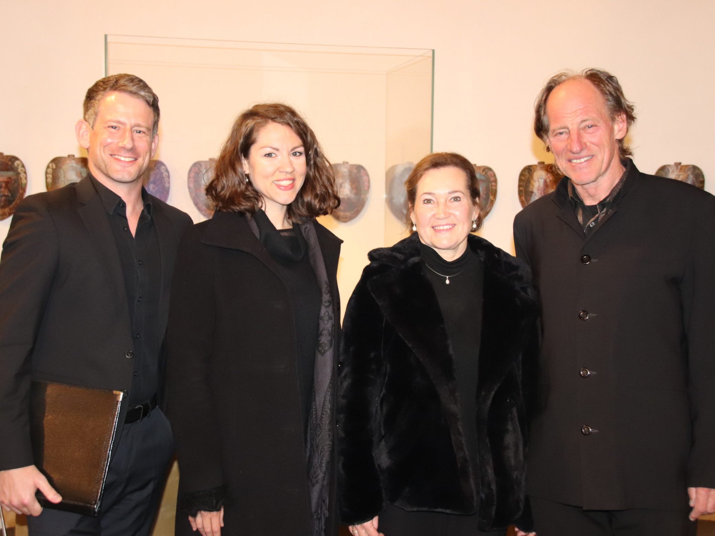 Nik Kevin Koch (Tenor), Lea Elisabeth Müller (Alt), Birgit Plankel (Sopran) und Andreas Lebeda (Bass). Nik Kevin Koch (Tenor), Lea Elisabeth Müller (Alt), Birgit Plankel (Sopran) und Andreas Lebeda (Bass).