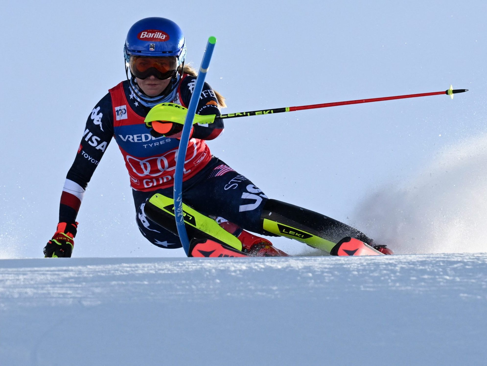 Mikaela Shiffrin fehlt nur noch ein Weltcup-Sieg zum 100er. Mikaela Shiffrin fehlt nur noch ein Weltcup-Sieg zum 100er.
