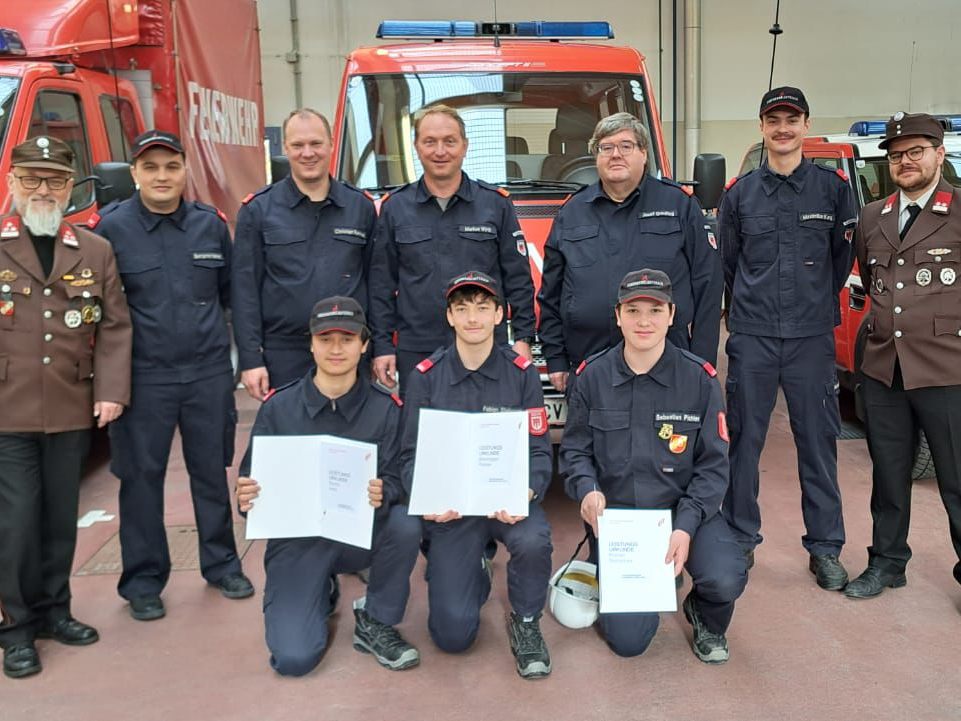 3x Gold für die Feuerwehrjugend Lauterach 3x Gold für die Feuerwehrjugend Lauterach