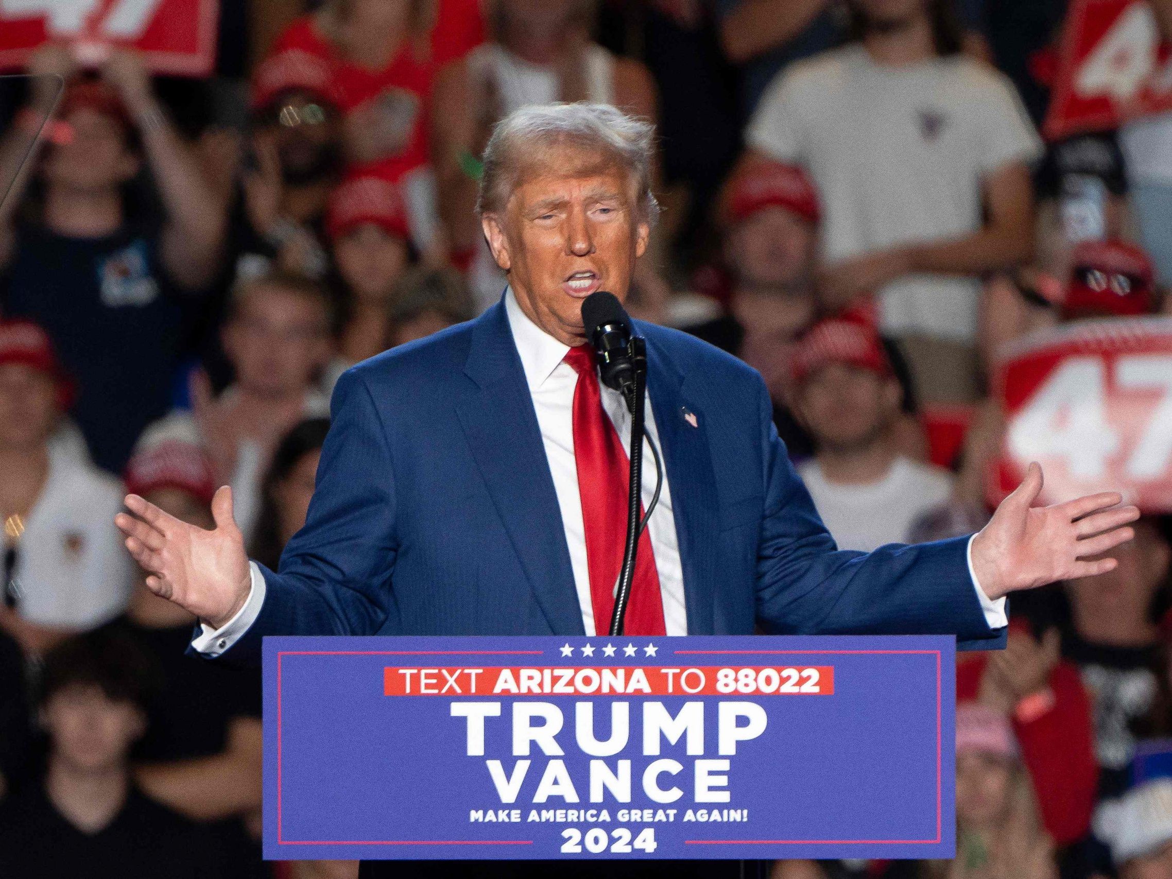 Donald Trump konnte sich auch die Wahlmänner in Arizona sichern.