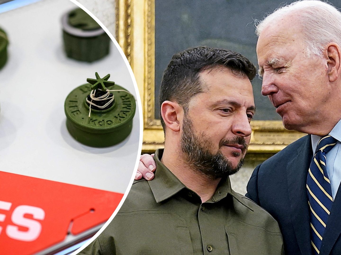 Biden ändert seine Meinung und liefert der Ukraine Minen. (Symbolbild)