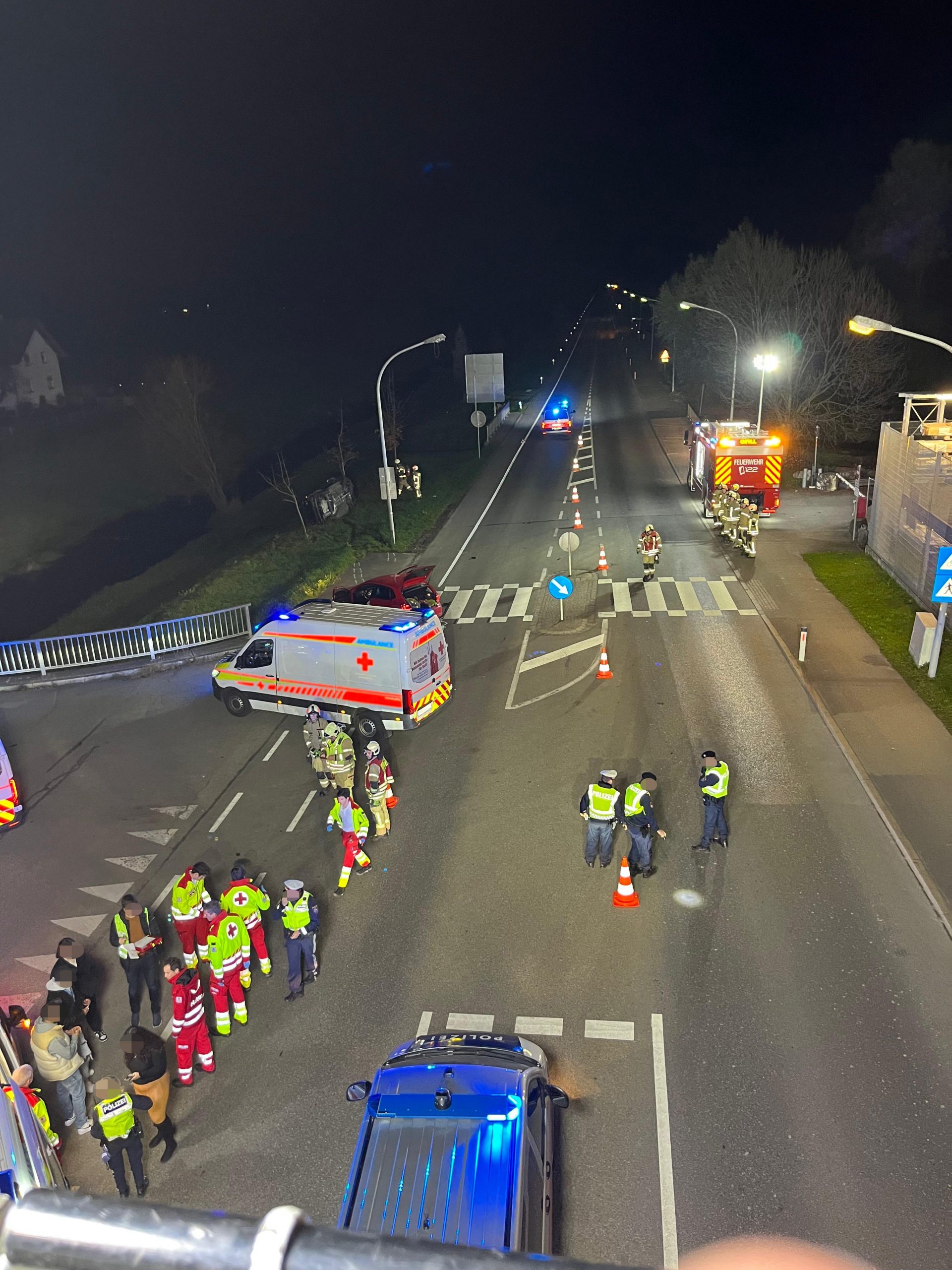 Die Situation vor Ort.