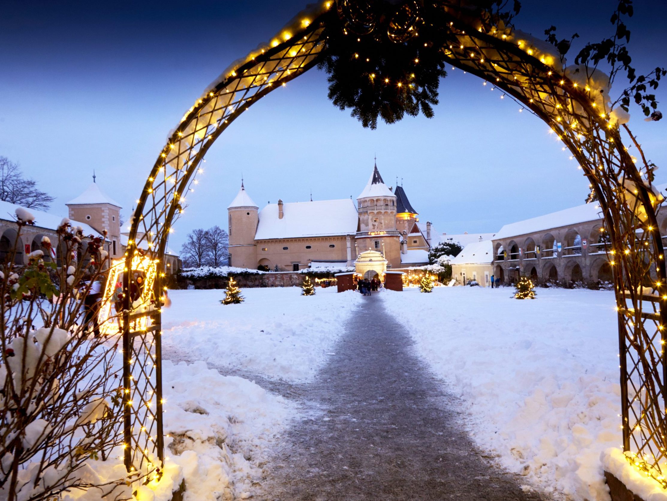Waldviertler Christkindlmarkt auf der Rosenburg.