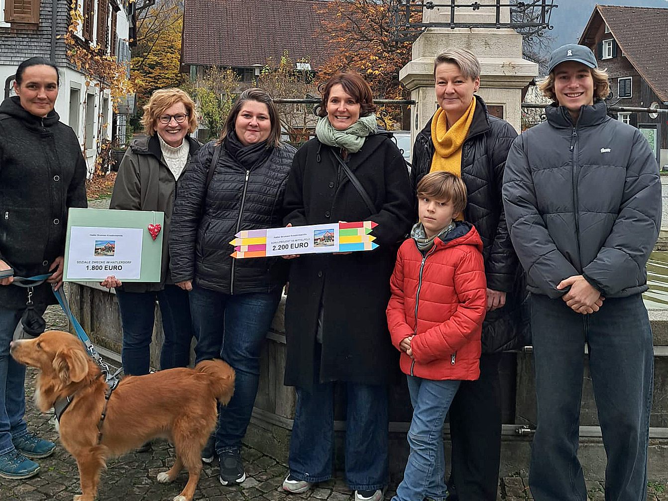 Die Spenden gingen an das Schulprojekt „schulbasierte Ergotherapie“ und an bedürftige Kinder im Hatlerdorf.