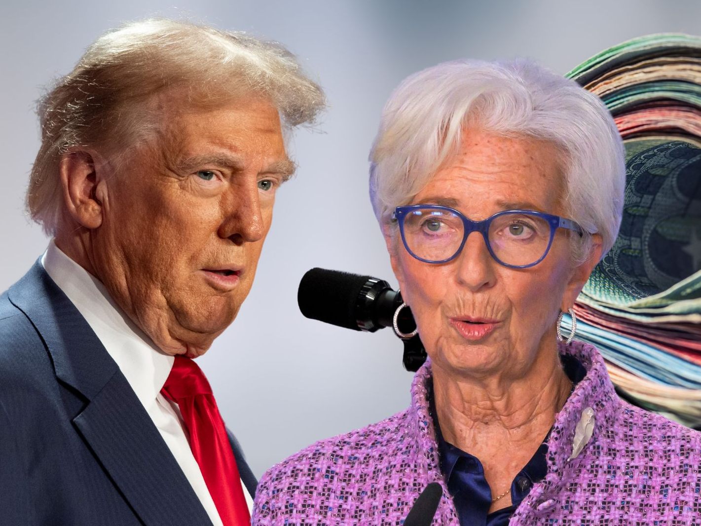 Trumps Zollpläne und sinkende Zinssenkungserwartungen belasten