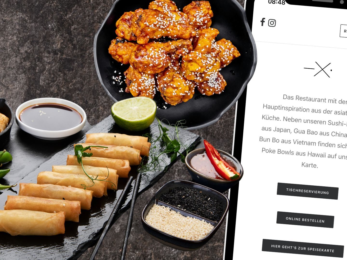 Das iX Bar & Restaurant in Feldkirch bietet ein kreatives Spektrum der asiatischen Küche.