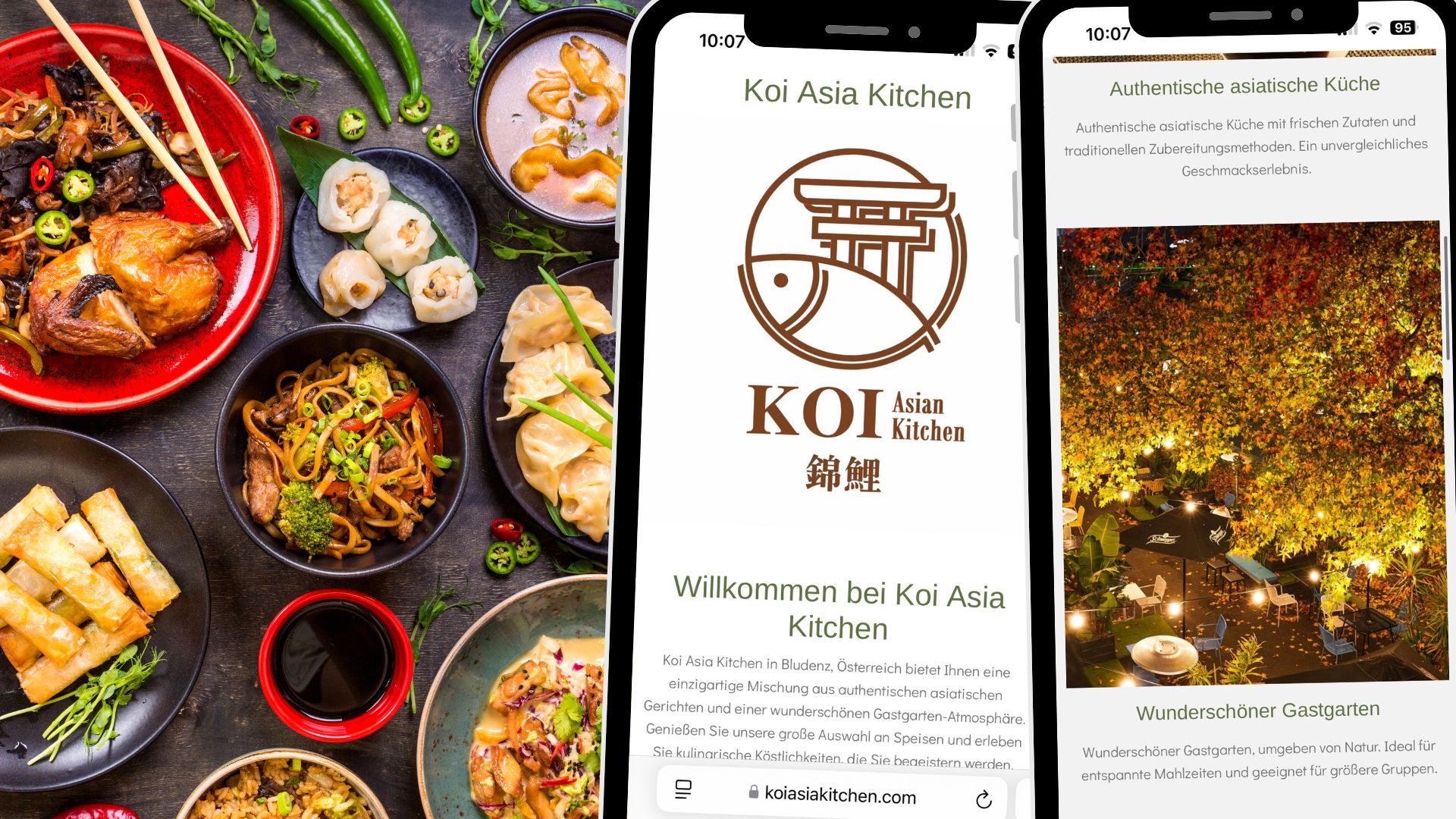 Koi Asia Kitchen hält für jeden Geschmack etwas bereit. 
