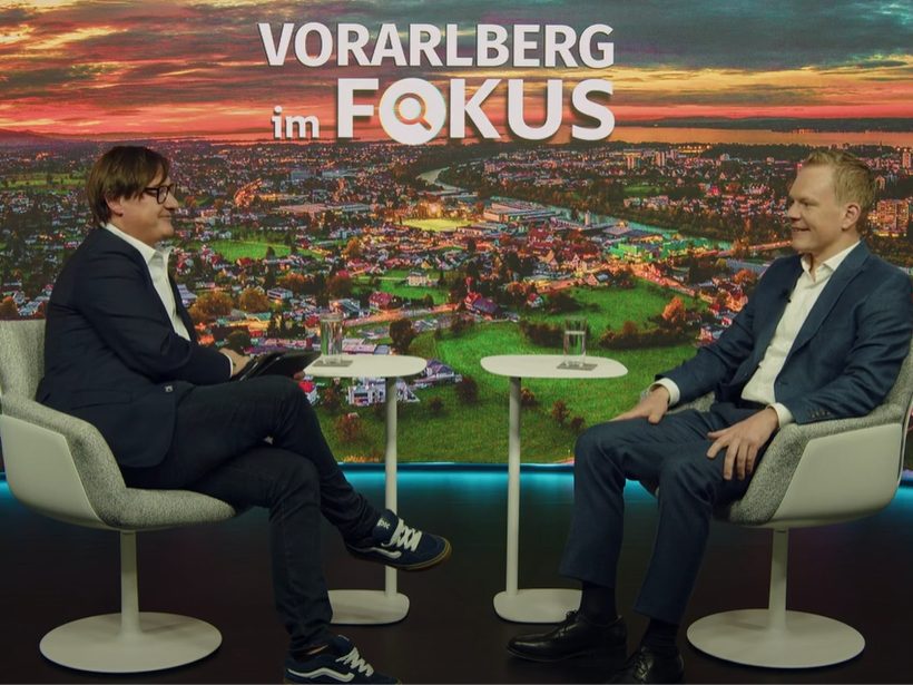 Christof Bitschi war bei VOL.AT-CR Marc Springer zu Gast.