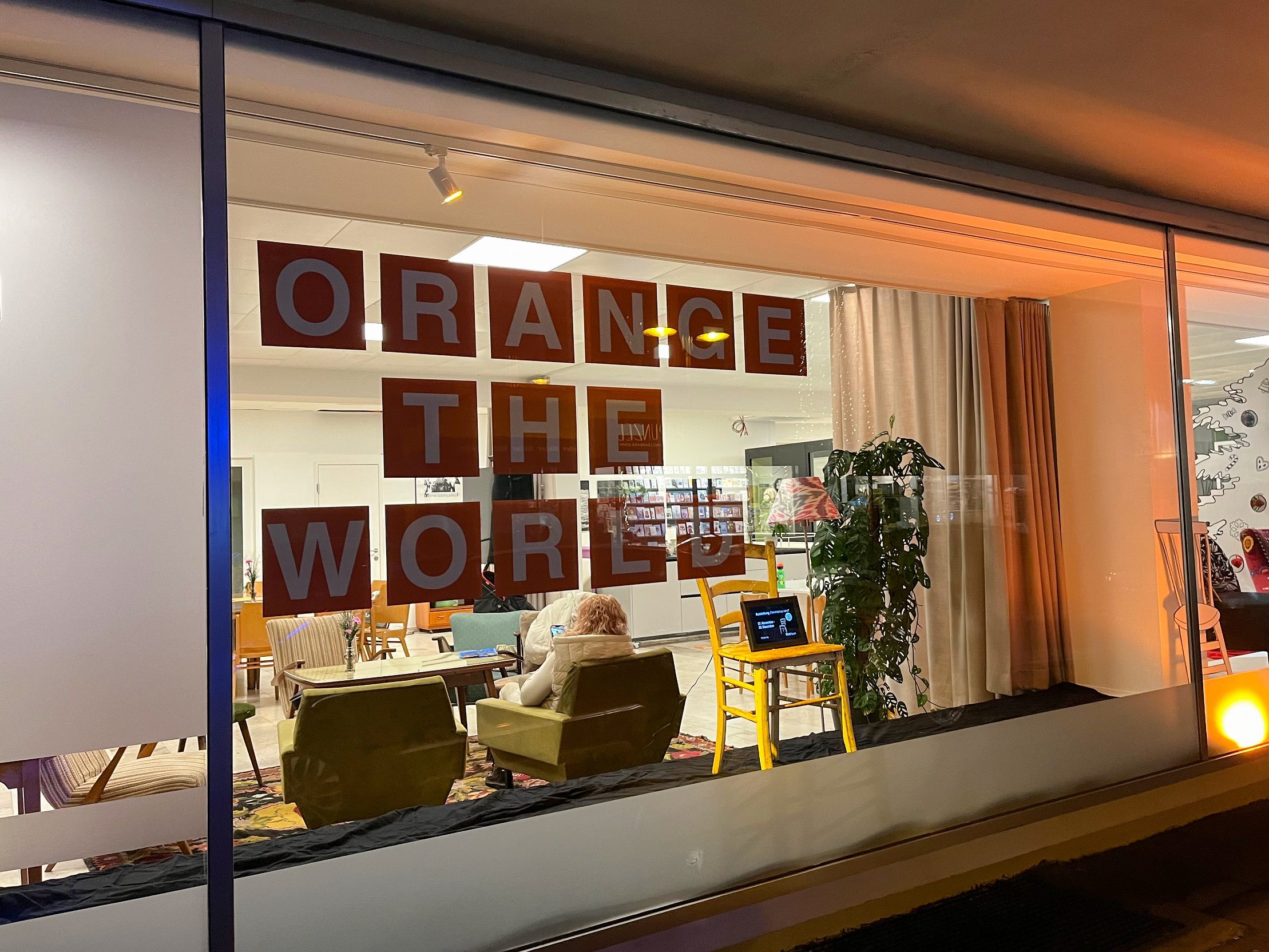 Der WirkRaum in Dornbirn beteiligt sich auch heuer wieder an der Kampagne "Orange the World".