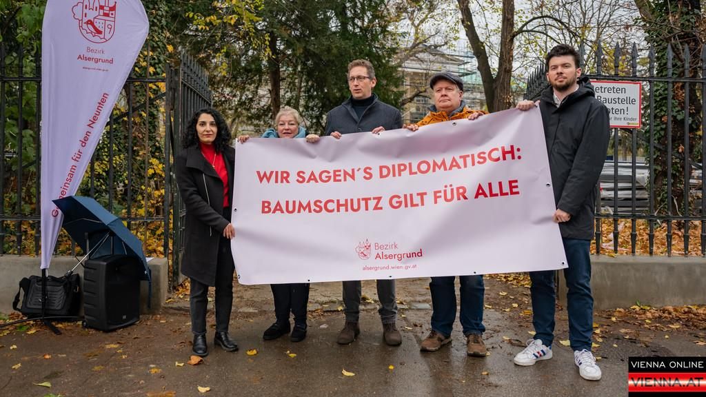 Die Bezirksvorstehung in Wien-Alsergrund sieht den Baumschutz gefährdet.