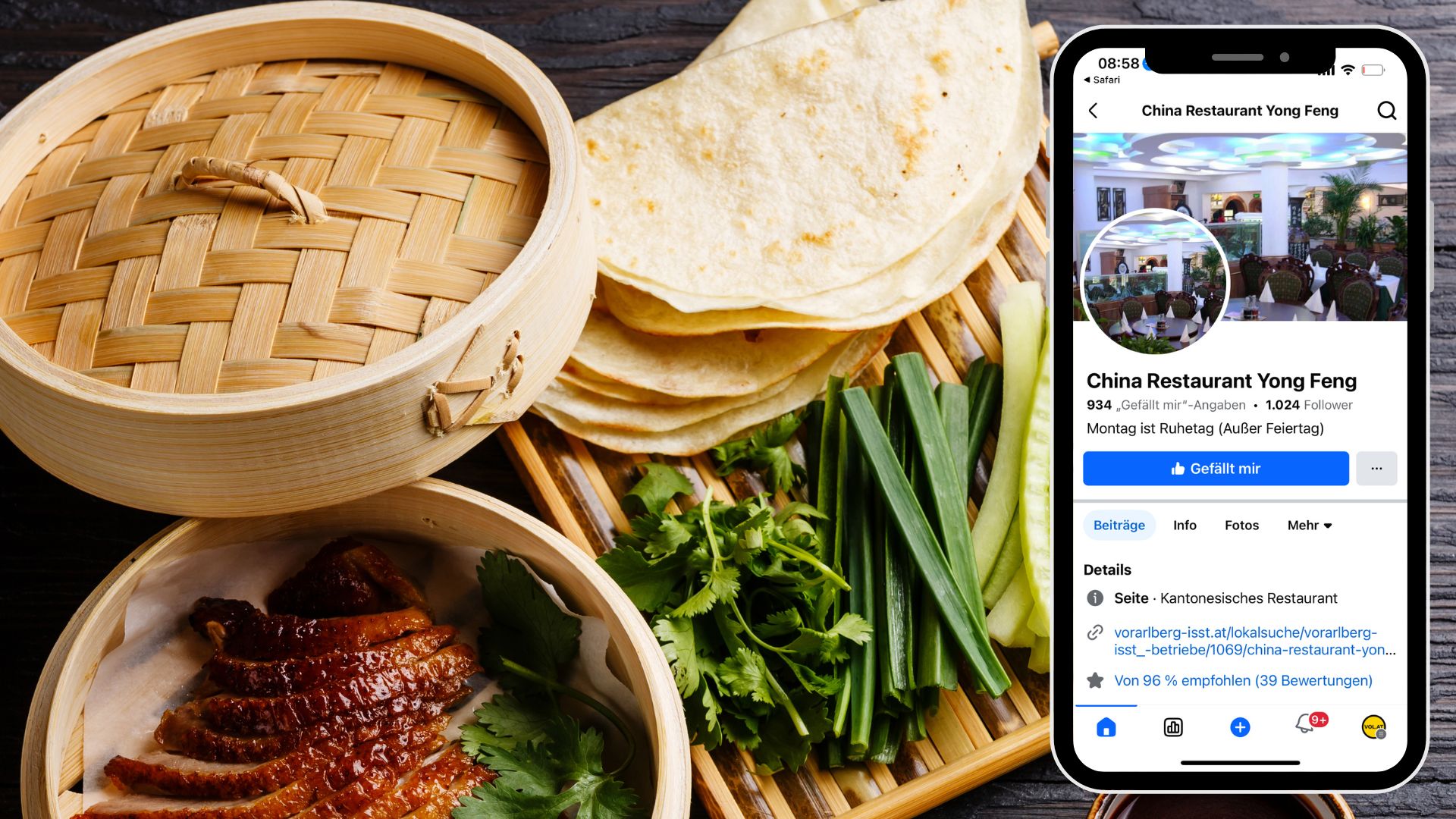 Von knusprigen Enten bis zu vegetarischen Optionen, die jeden Geschmack abdecken, lässt Yong Feng keine kulinarischen Wünsche offen. Von knusprigen Enten bis zu vegetarischen Optionen, die jeden Geschmack abdecken, lässt Yong Feng keine kulinarischen Wünsche offen.