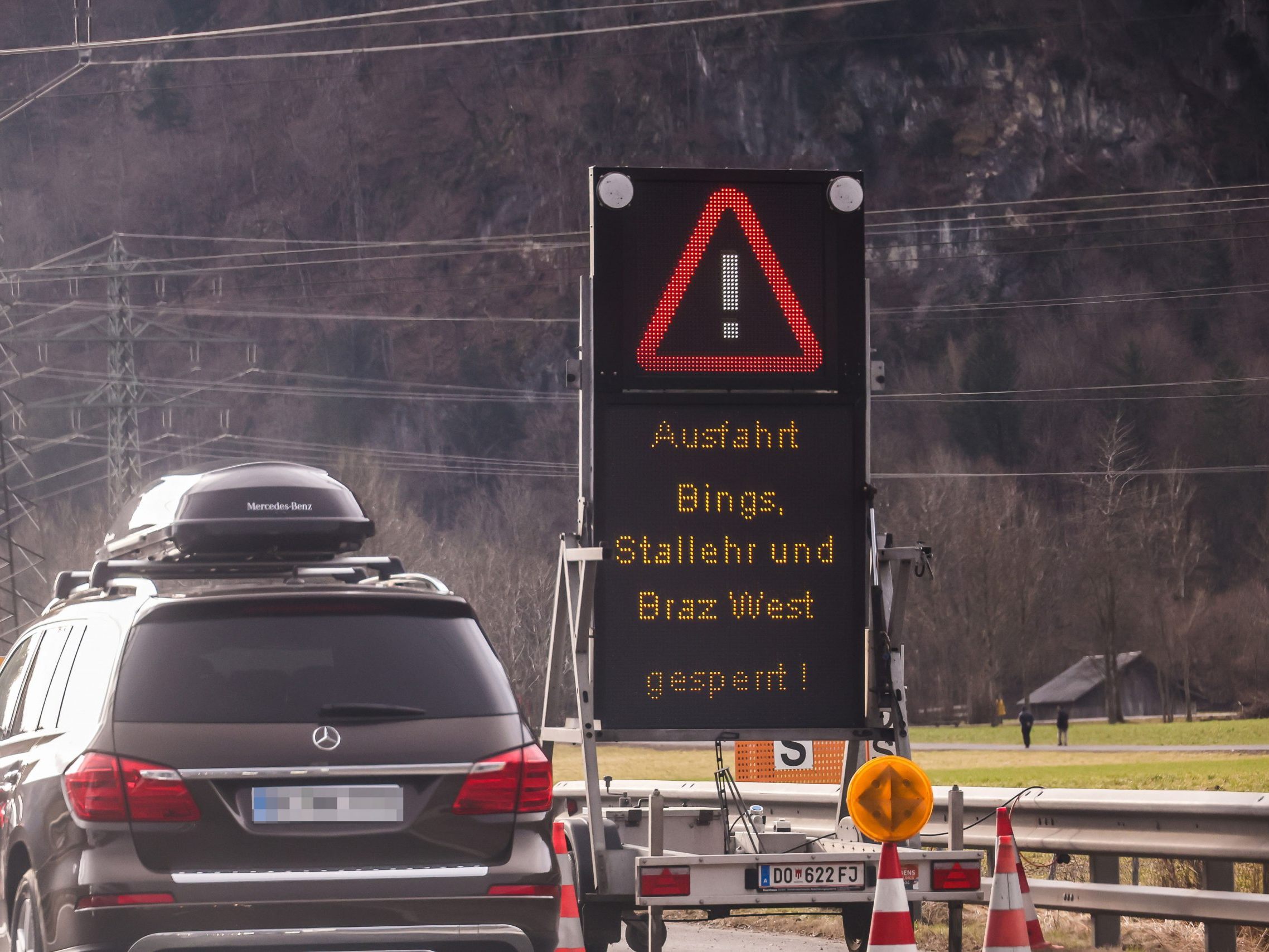 Die Abfahr- und Durchfahrverbote gelten auch in dieser Wintersaison.