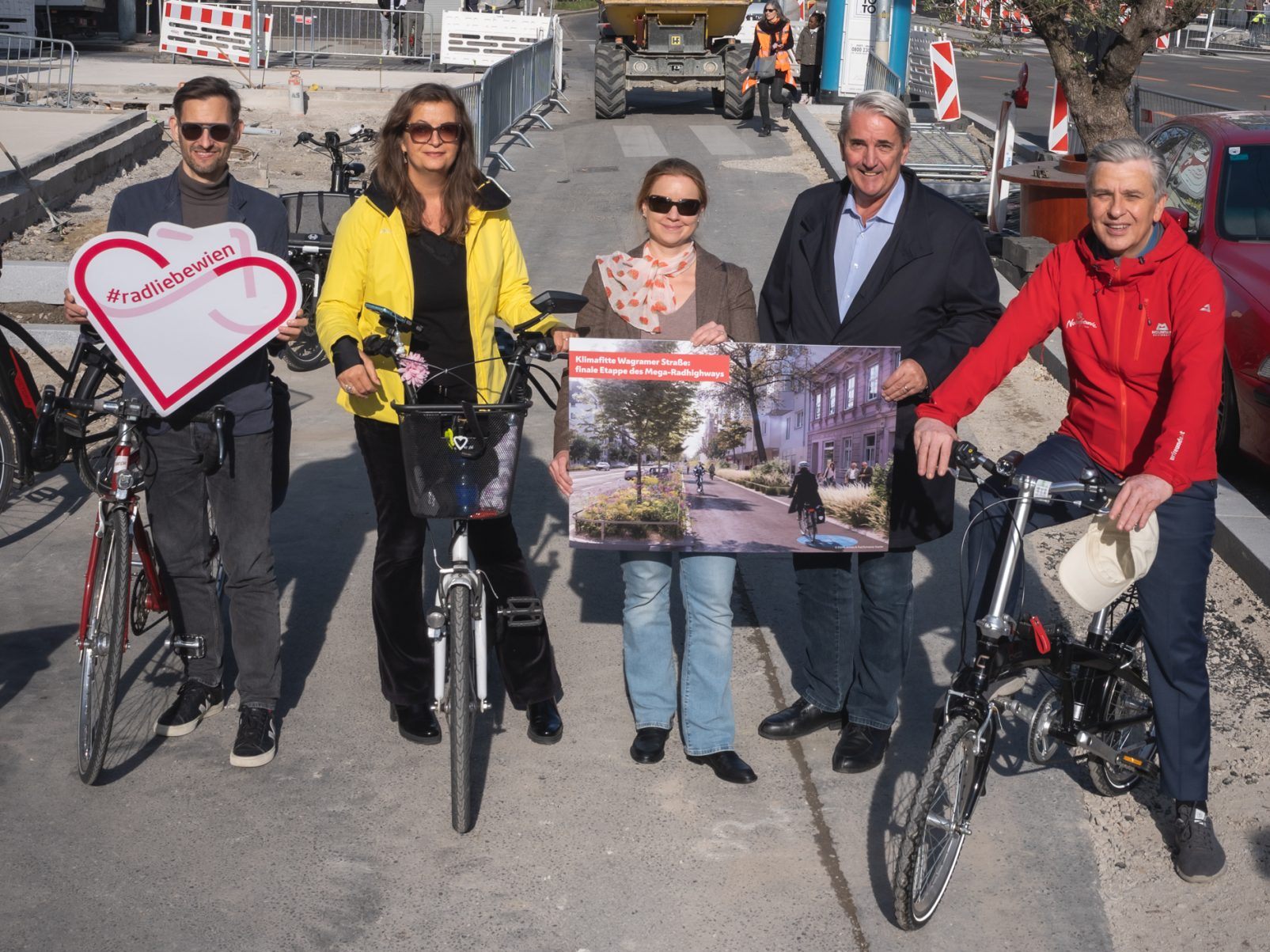 Ein neues Teilstück des Wiener Rad-Highways ist bereits befahrbar. Ein neues Teilstück des Wiener Rad-Highways ist bereits befahrbar.
