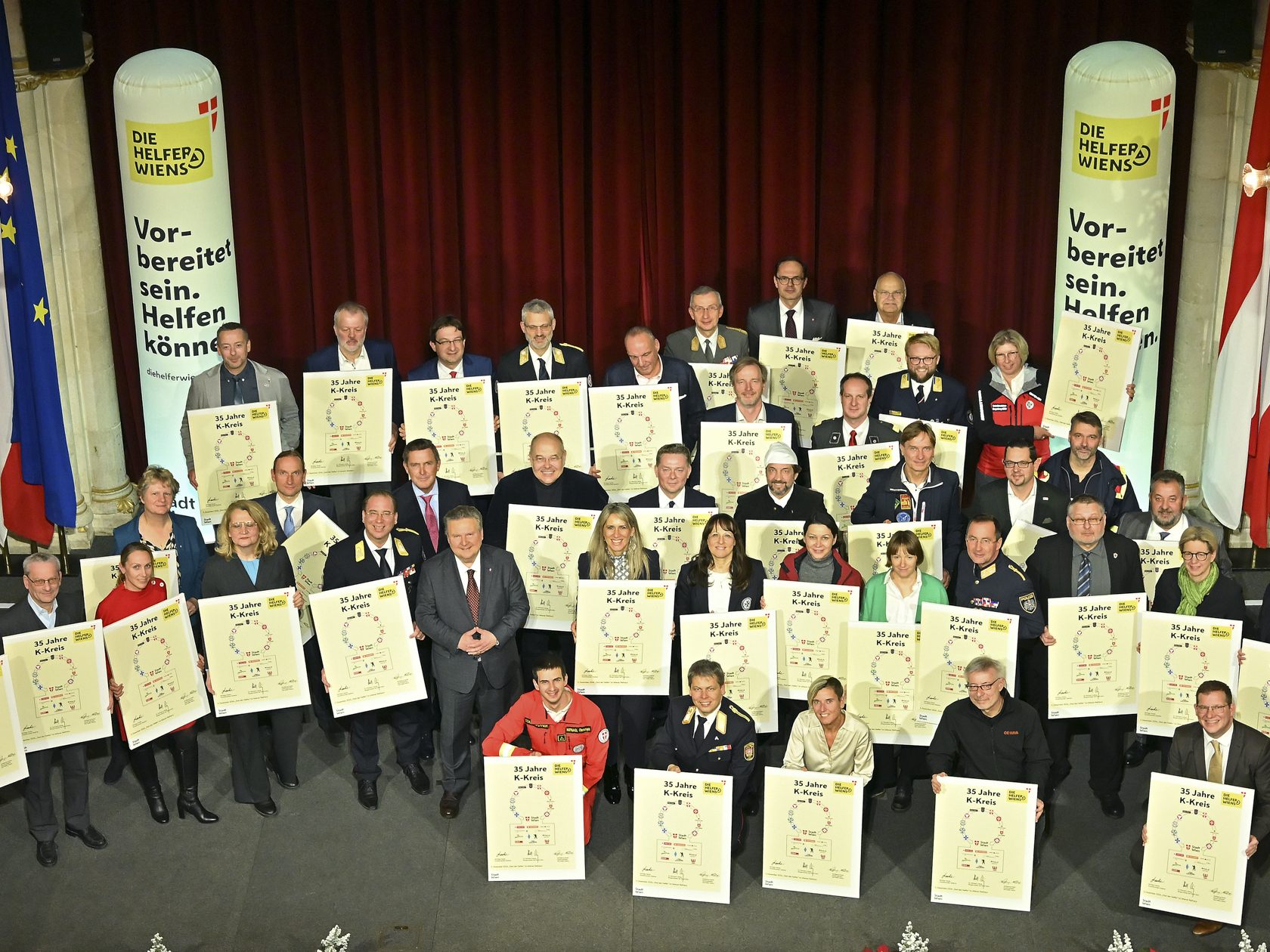 Im Rathaus wurden die "Helfer Wiens Preise" verliehen.
