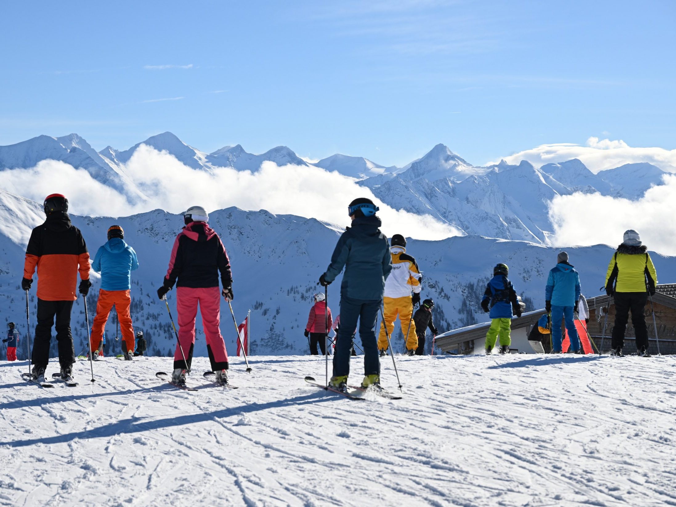 Die Skigebiete sind in den bisherigen Weihnachtsferien gut besucht.