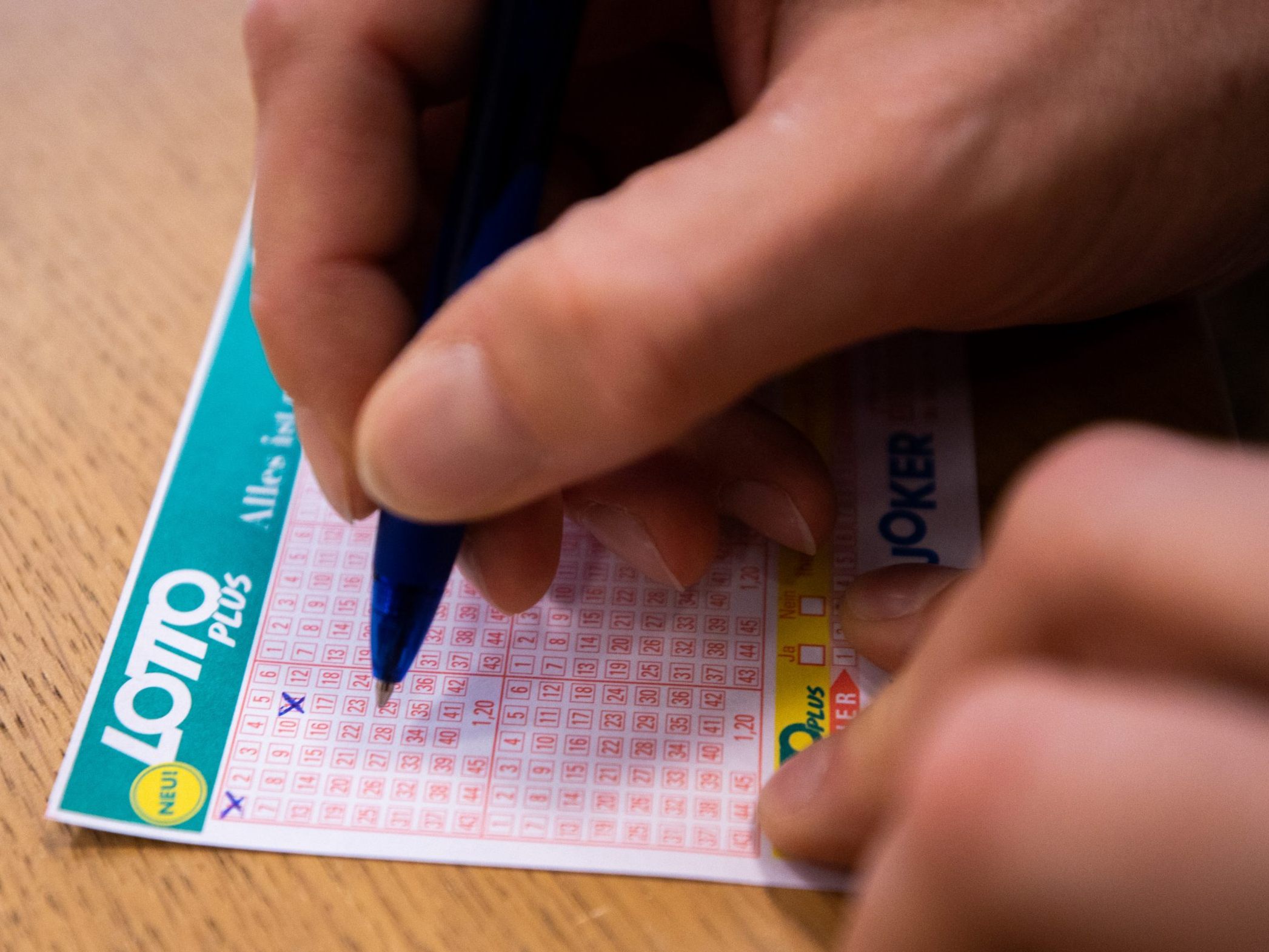 Zwei Sechser gab es bei der Lotto-Ziehung.