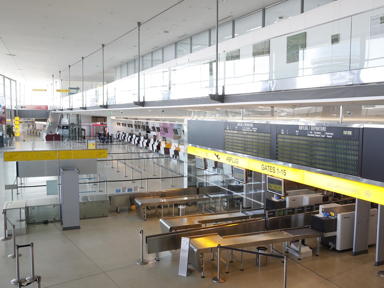 Bild des Flughafens Graz aus der Vergangenheit. In der Steiermark hat es eine notfallmäßige Landung eines Swiss-Flugzeuges gegeben.