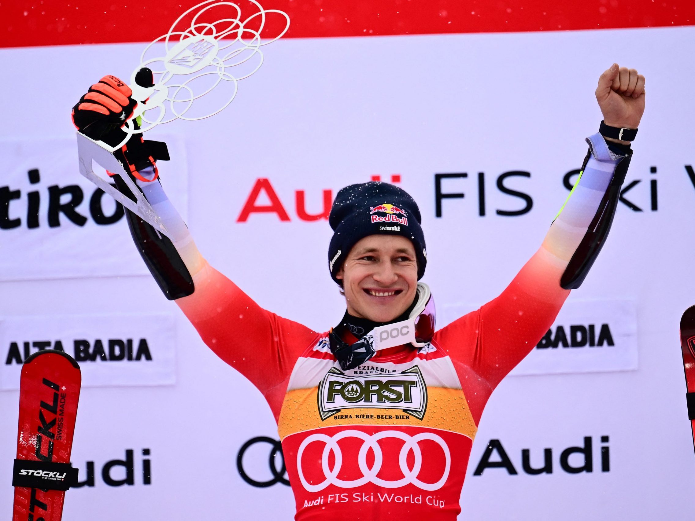 Marco Odermatt holt sich den Sieg in Alta Badia. Marco Odermatt holt sich den Sieg in Alta Badia.
