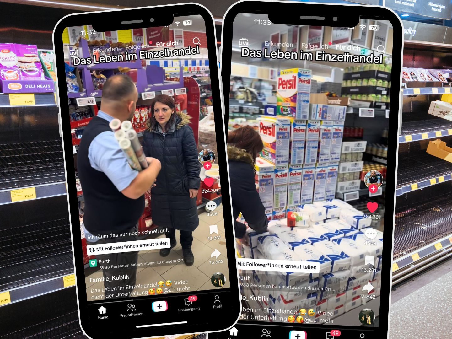 Ein TikTok-Video von familie_kublik zeigt humorvolle Anekdoten aus dem Einzelhandel und findet großen Anklang bei den Nutzern. Ein TikTok-Video von familie_kublik zeigt humorvolle Anekdoten aus dem Einzelhandel und findet großen Anklang bei den Nutzern.