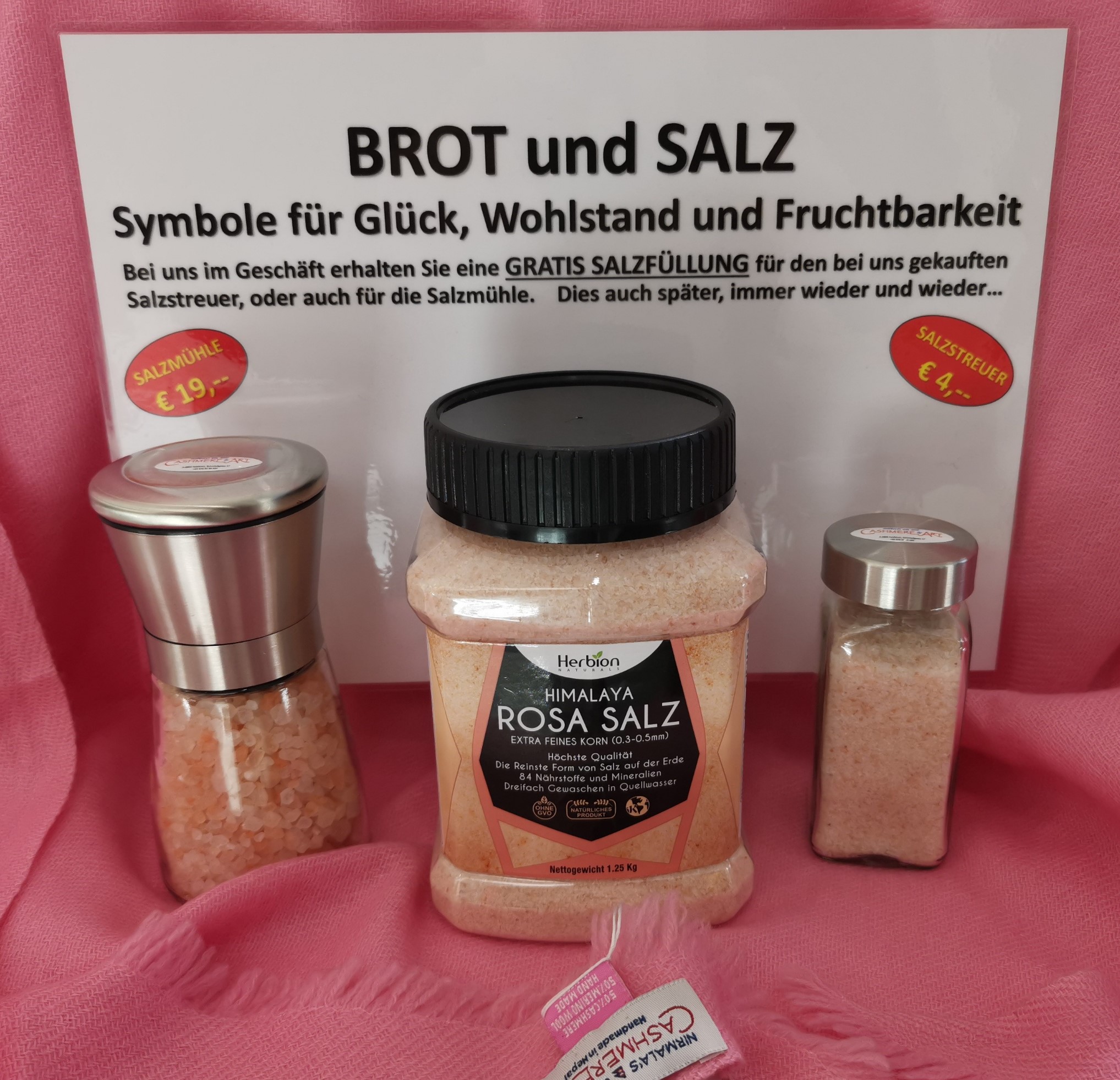 Stammkunden - Gratis Nachfüll-Service von Himalaya Salz 
