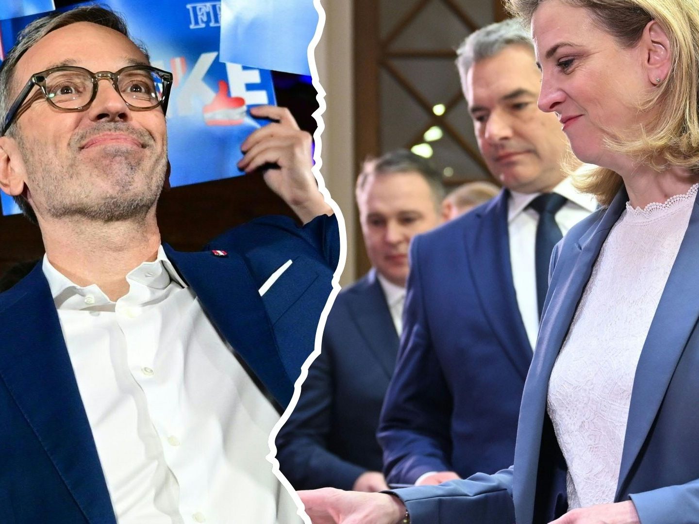 Die FPÖ liegt laut einer Umfrage bereits bei 35 Prozent.