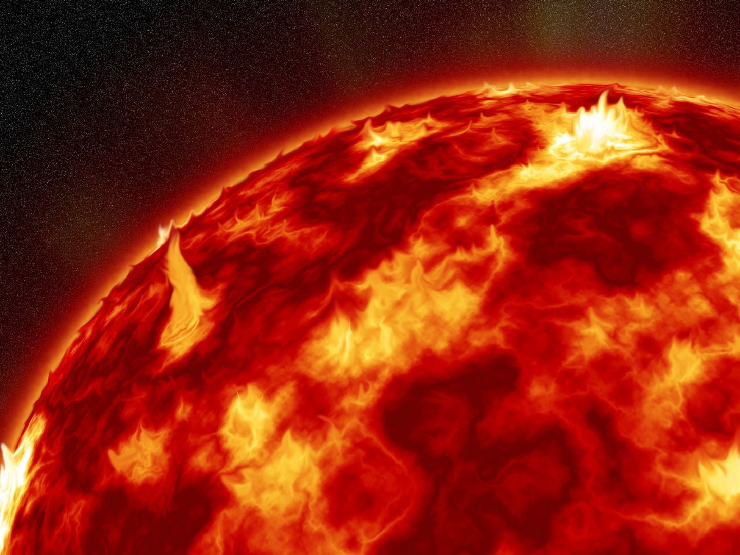 Sonnenstürme sind gigantische Wolken elektrisch geladener Teilchen, die mit hoher Geschwindigkeit über die Erde hinwegfegen.