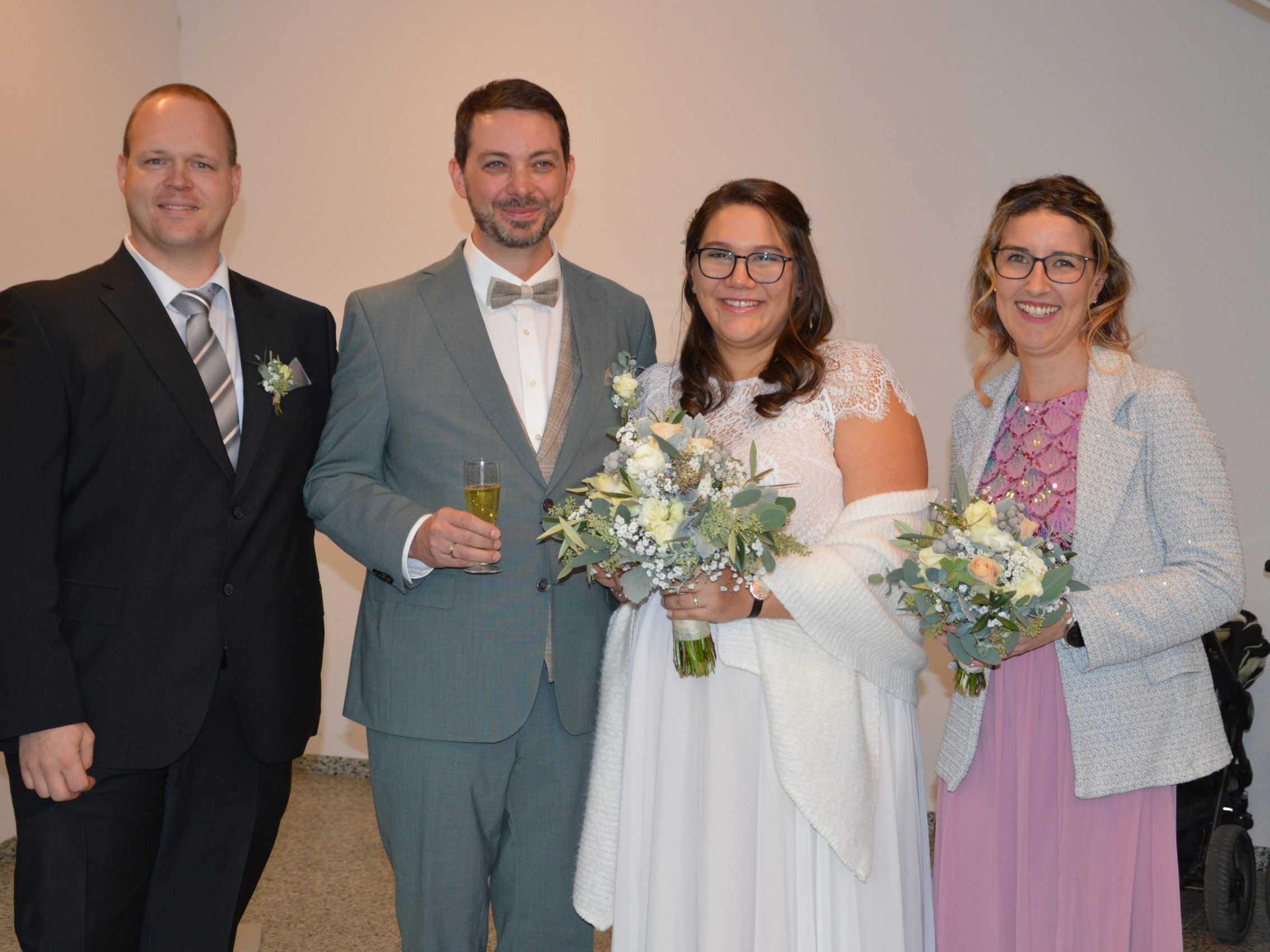 Sarah Nigsch und Martin Tritsch feierten standesamtliche Trauung.