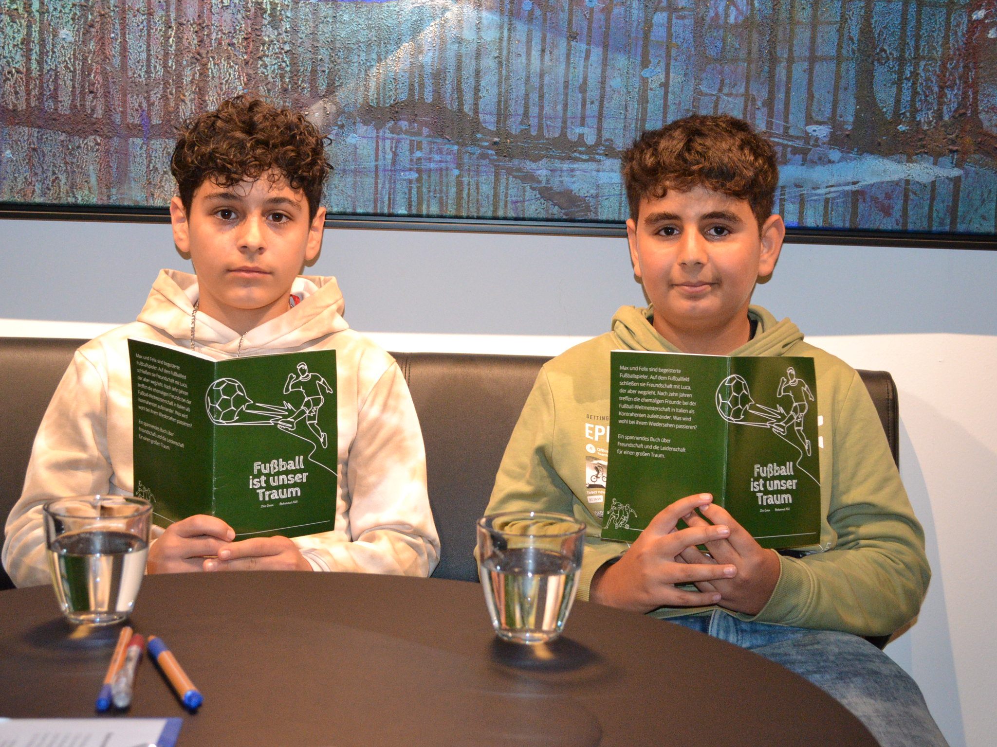 Mohammad Alali und Zhir Goran planen schon ihr nächstes Buch. Mohammad Alali und Zhir Goran planen schon ihr nächstes Buch.
