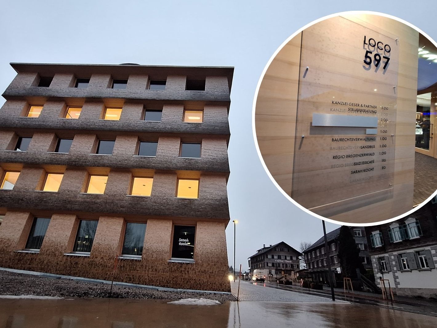 Warum wurden zwei Schriftzüge beim Posthus abgeklebt? Warum wurden zwei Schriftzüge beim Posthus abgeklebt?