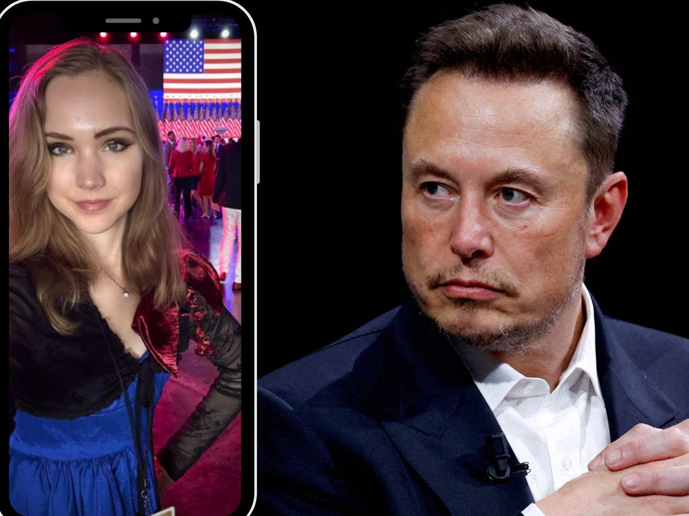Elon Musk, der Nr.1 Supporter der Influencerin Naomi Seibt. Elon Musk, der Nr.1 Supporter der Influencerin Naomi Seibt.