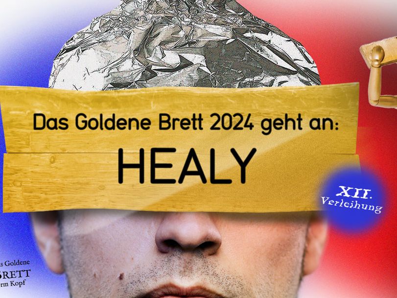 Das Esoterik-Gadget "Healy" sichert sich das "Goldene Brett vorm Kopf".