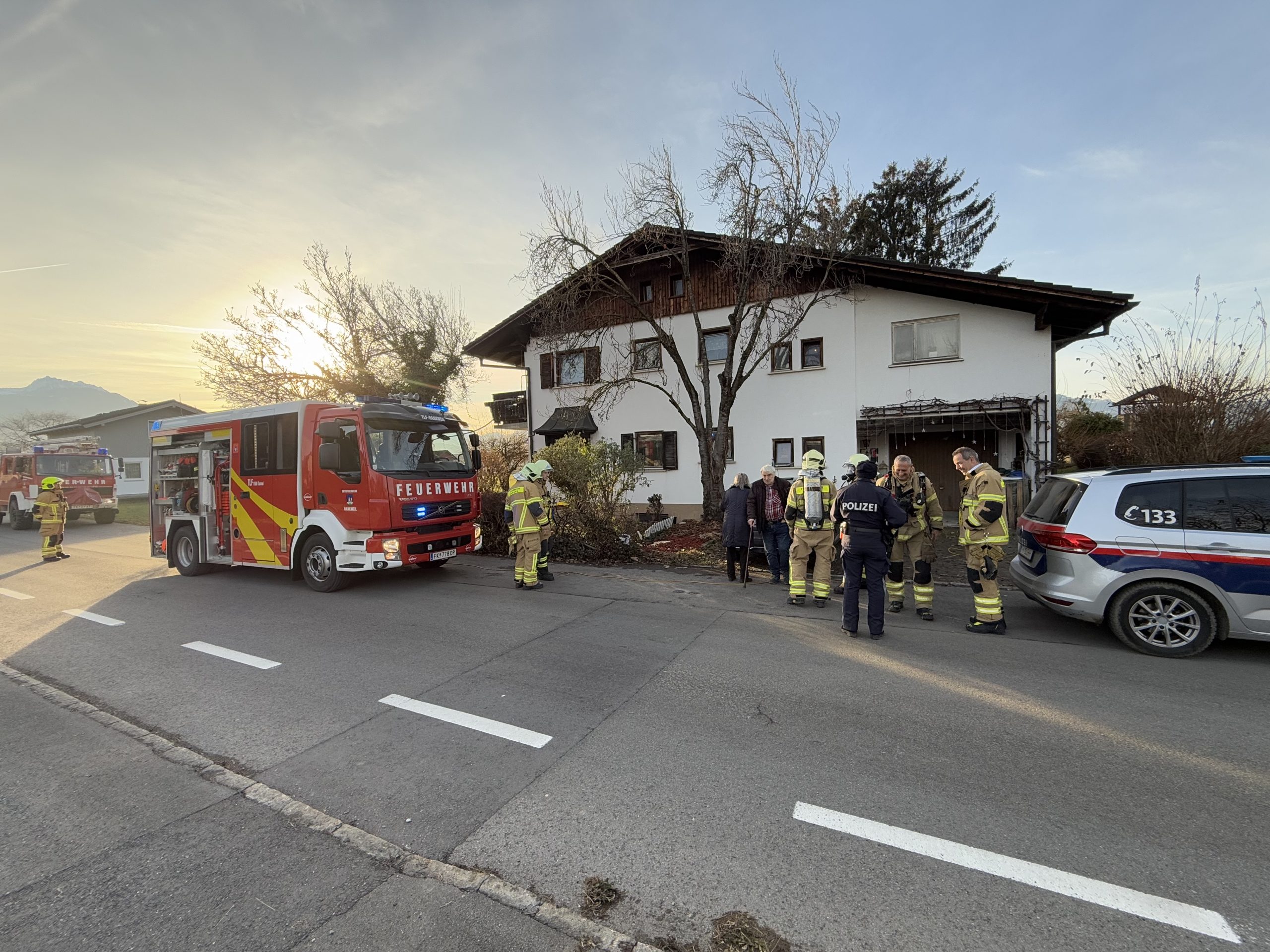 Rankweil: Verrauchung im Heizungskeller Rankweil: Verrauchung im Heizungskeller