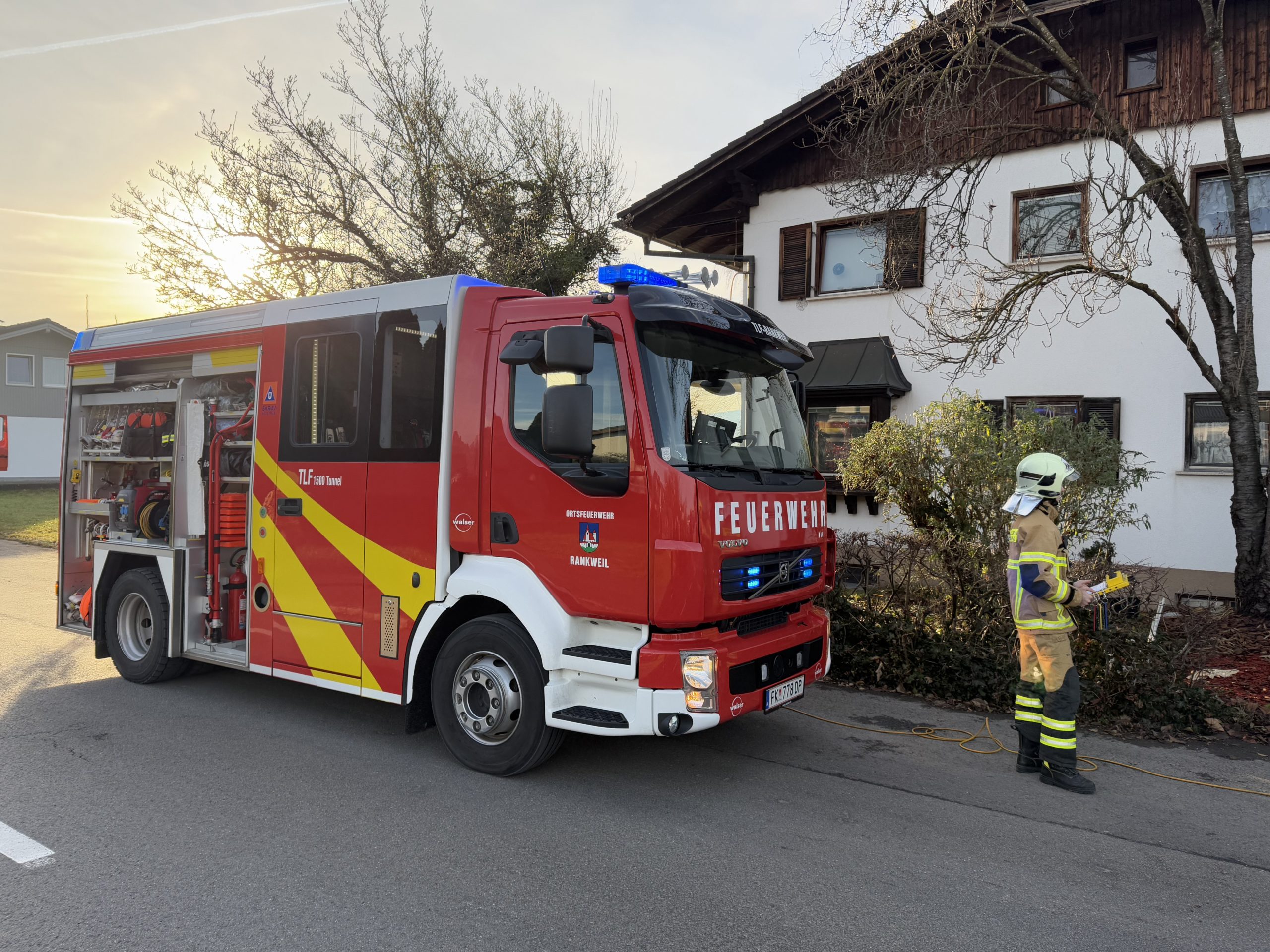 Rankweil: Verrauchung im Heizungskeller Rankweil: Verrauchung im Heizungskeller
