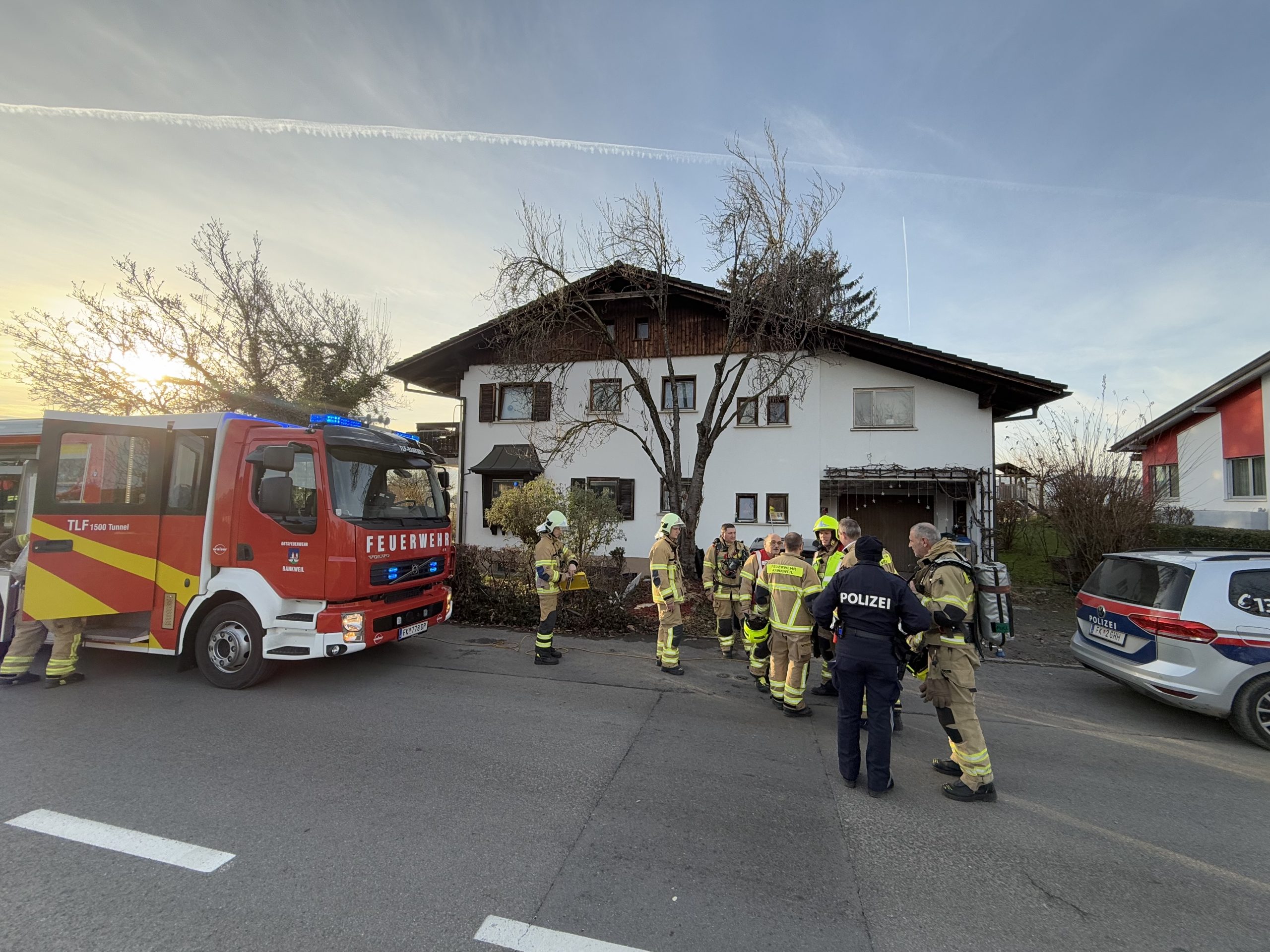 Rankweil: Verrauchung im Heizungskeller Rankweil: Verrauchung im Heizungskeller